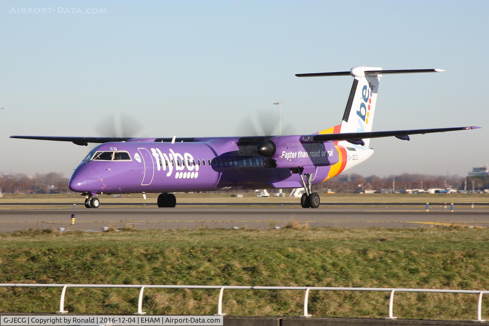 G-JECG, 2004 De Havilland Canada DHC-8-402Q Dash 8 C/N 4098, at spl