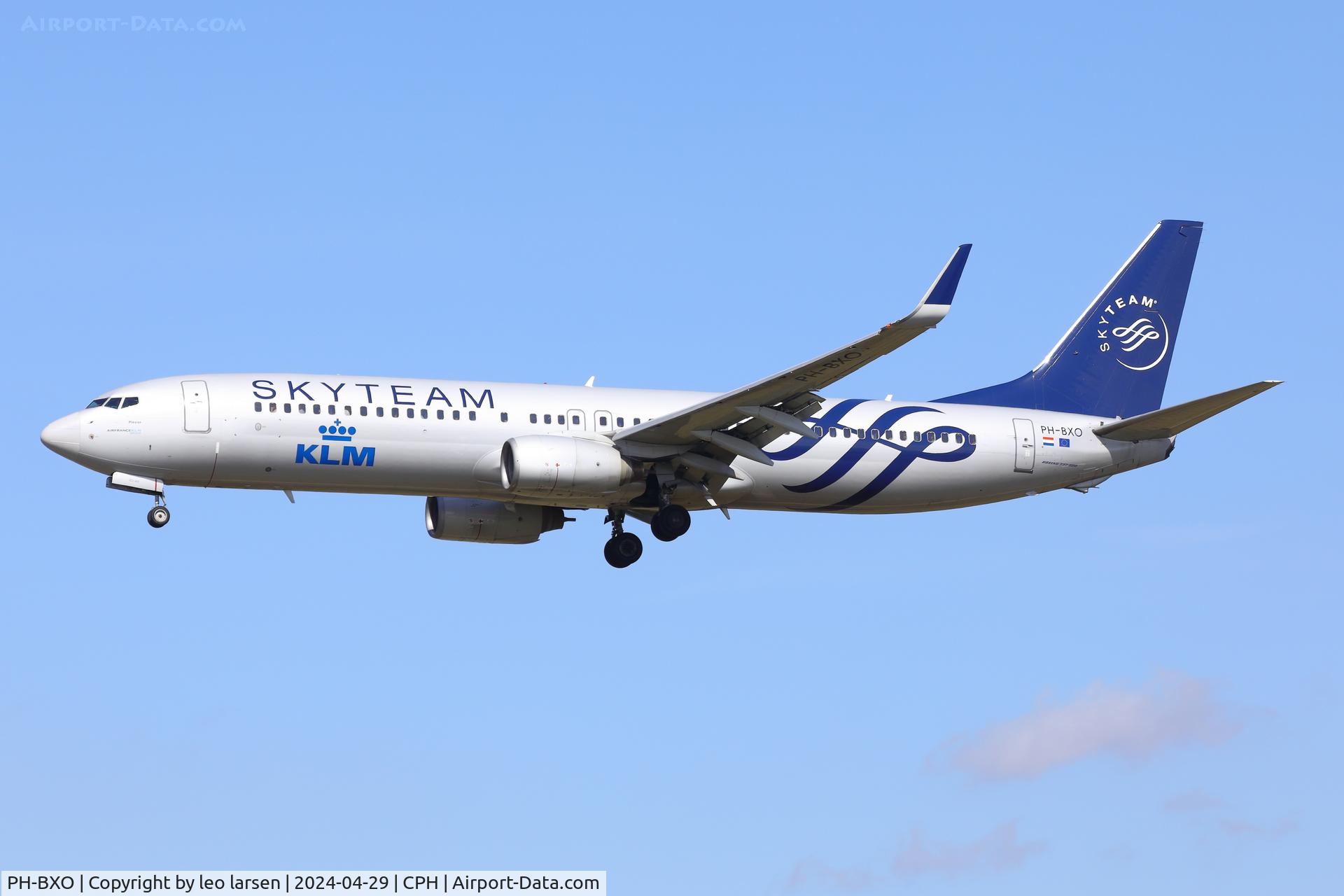 PH-BXO, 2001 Boeing 737-9K2 C/N 29599, Copenhagen 29.4.2024