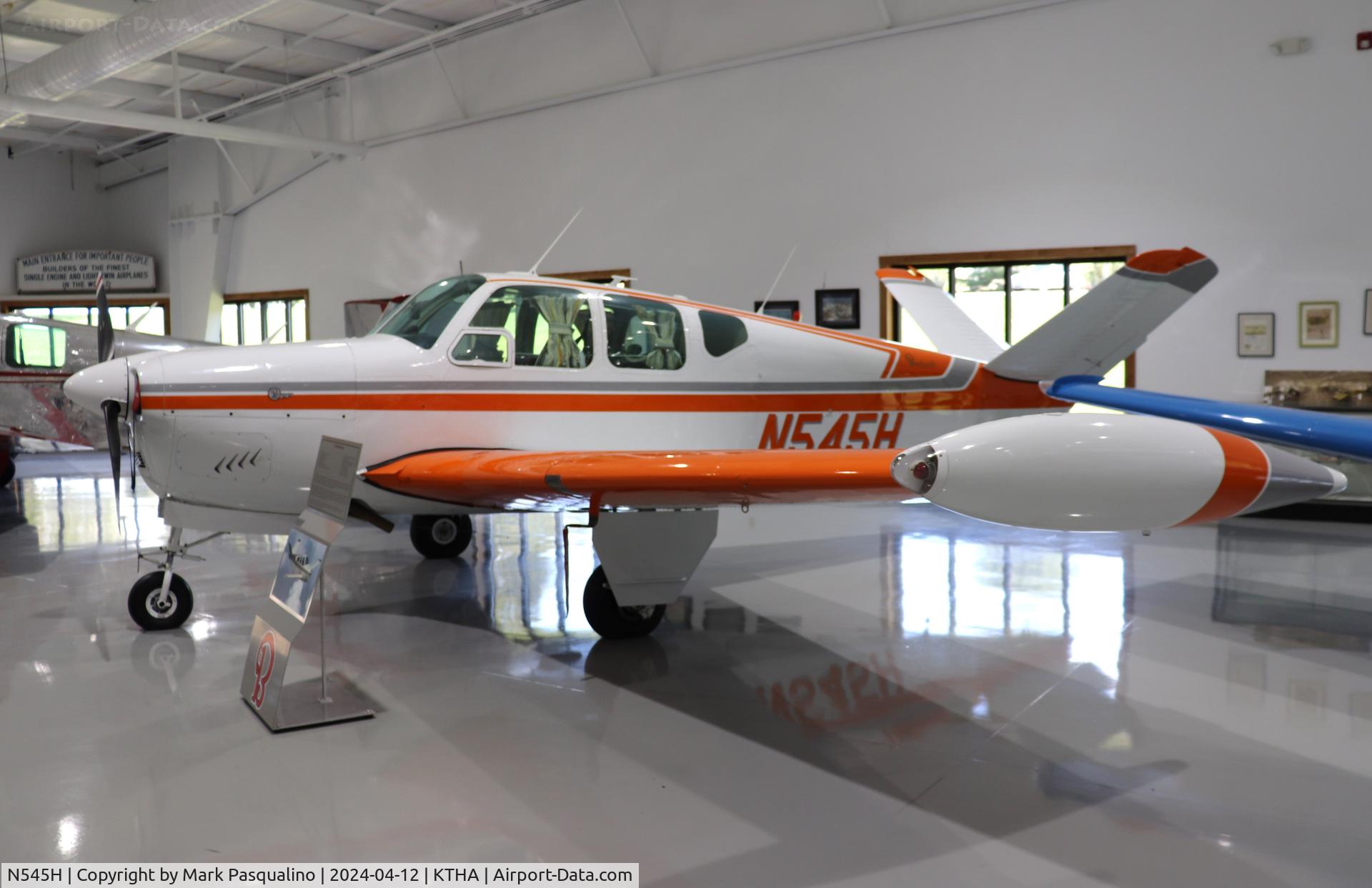 N545H, 1957 Beech H35 Bonanza C/N D-4982, Beech H35