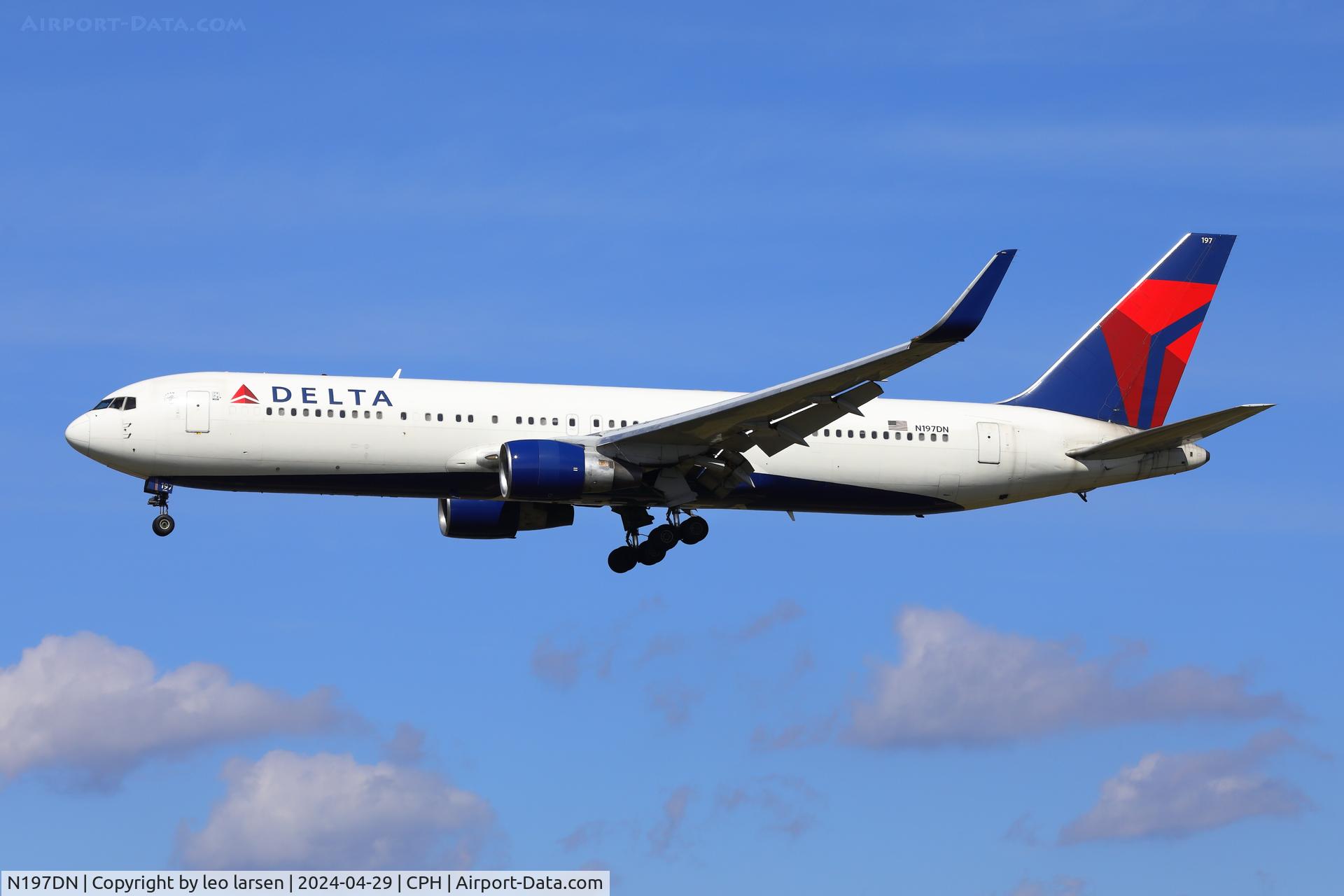 N197DN, 1997 Boeing 767-332 C/N 28454, Copenhagen 29.4.2024