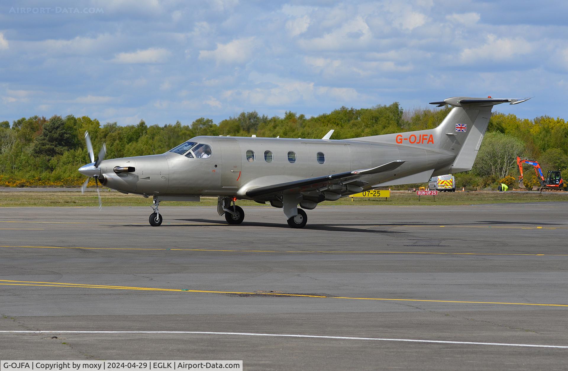 G-OJFA, 2009 Pilatus PC-12/47E C/N 1148, Pilatus PC-12/47E at Blackbushe. Ex LX-NEW