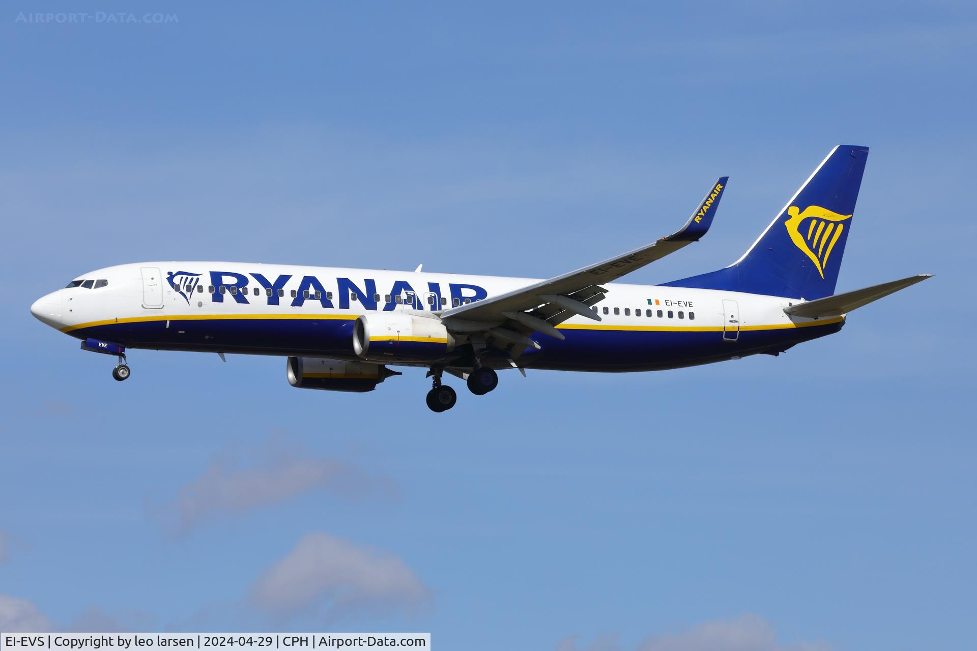 EI-EVS, 2012 Boeing 737-8AS C/N 40313, Copenhagen 29.4.2024