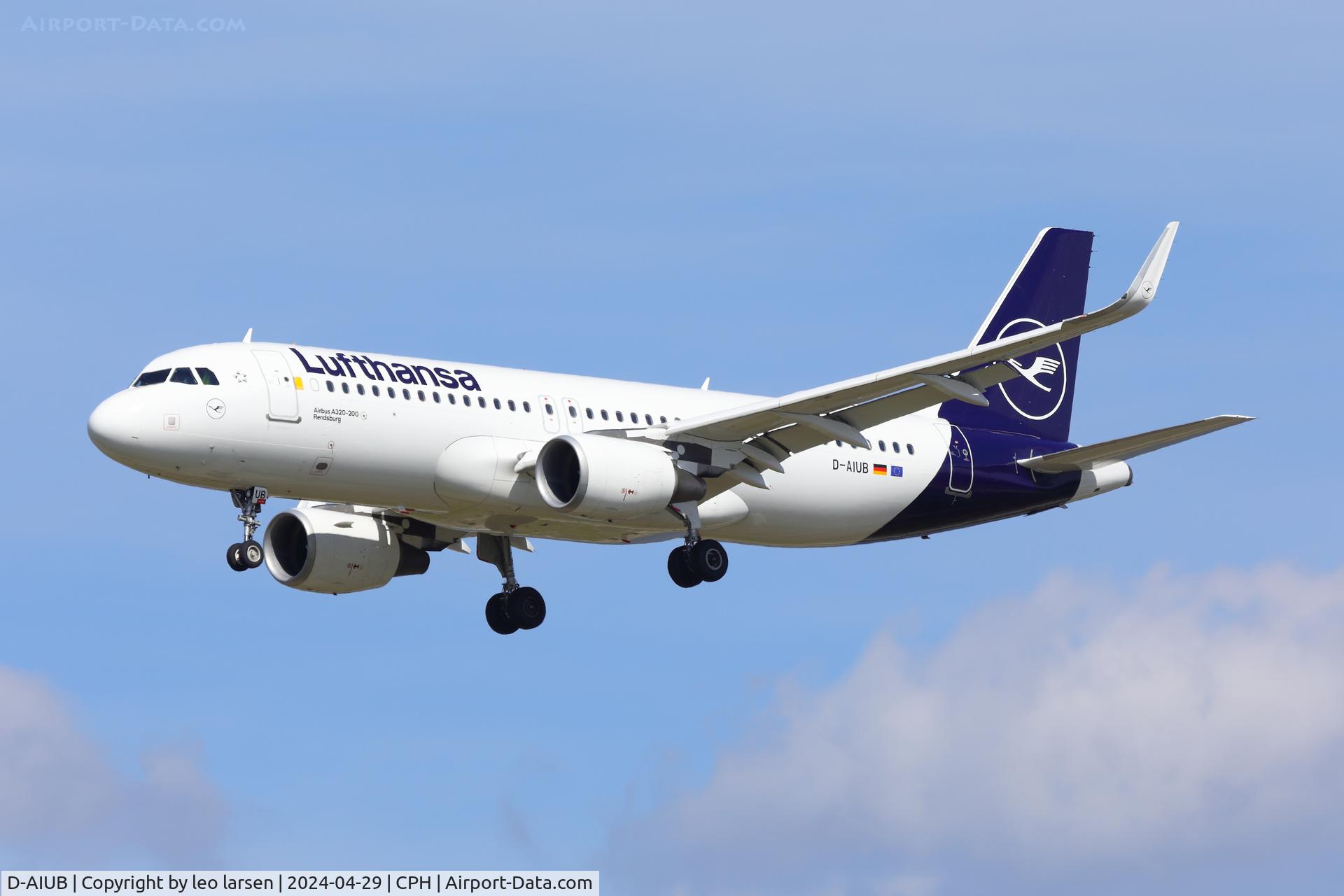 D-AIUB, 2014 Airbus A320-214 C/N 5972, Copenhagen 29.4.2024