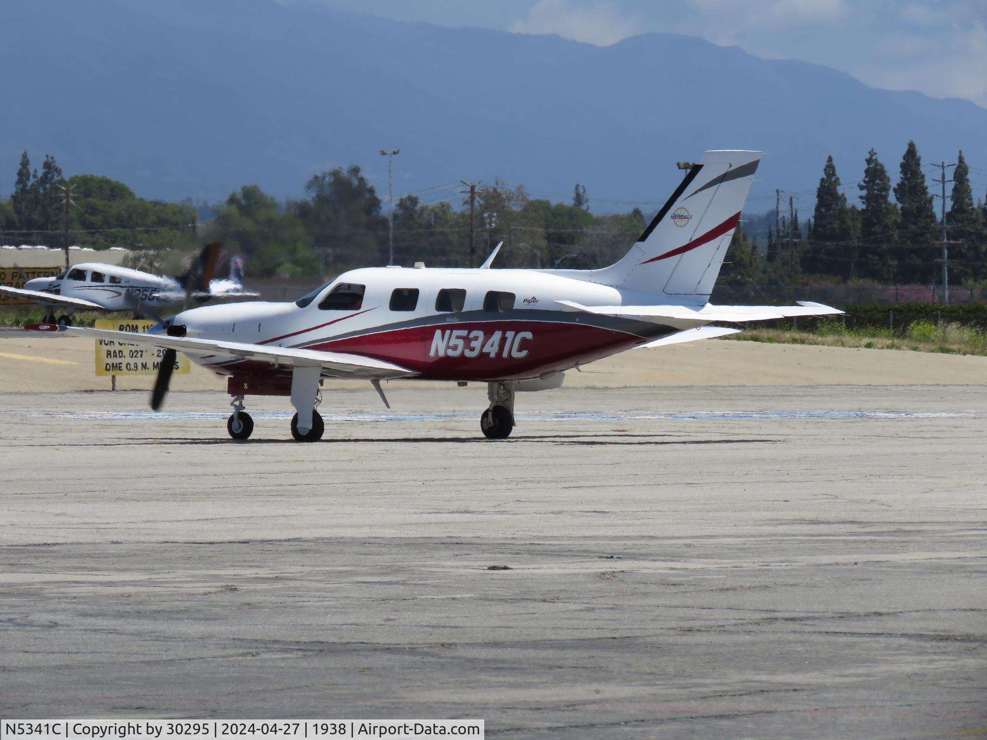 N5341C, 2002 Piper PA-46-500TP Malibu Meridian C/N 4697142, Running up