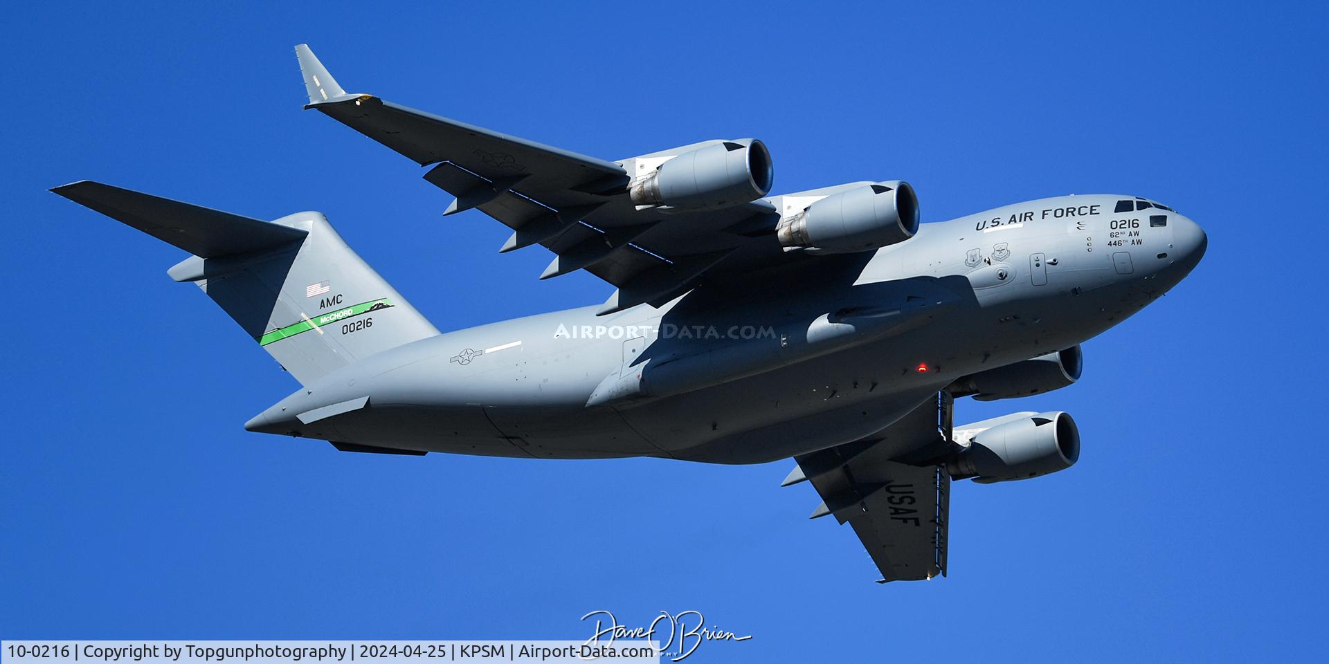 10-0216, 2010 Boeing C-17A Globemaster III C/N P-216, REACH658 lifts off to head to EU