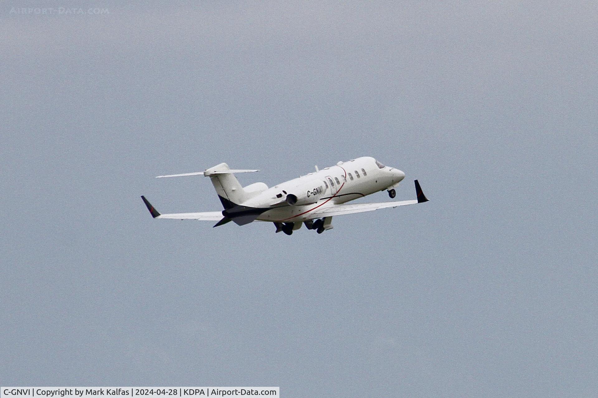 C-GNVI, 2012 Bombardier Learjet 45XR C/N 45-433, JL45 Flightpath Charter Airways Learjet 45XR , C-GNVI departing 20R KDPA enroute to KIWA