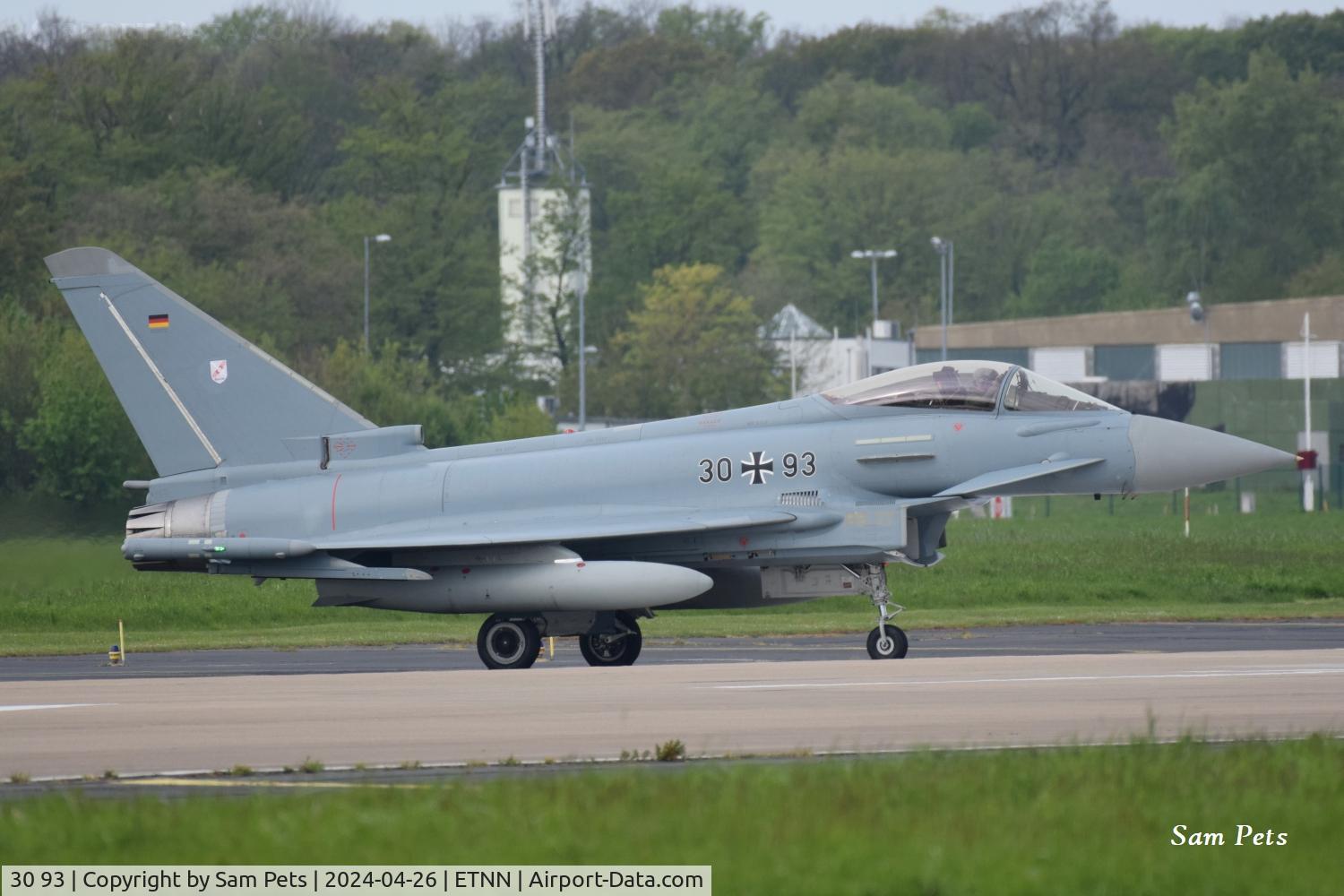 30 93, Eurofighter EF-2000 Typhoon S C/N GS071, At Nörvenich Air Base.