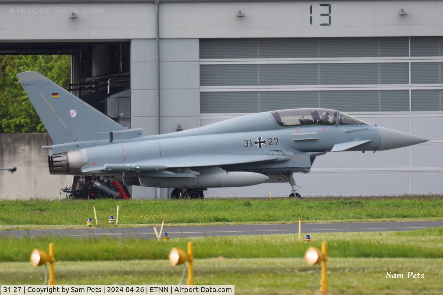 31 27, Eurofighter EF-2000 Typhoon T C/N GT0030, At Nörvenich Air Base.