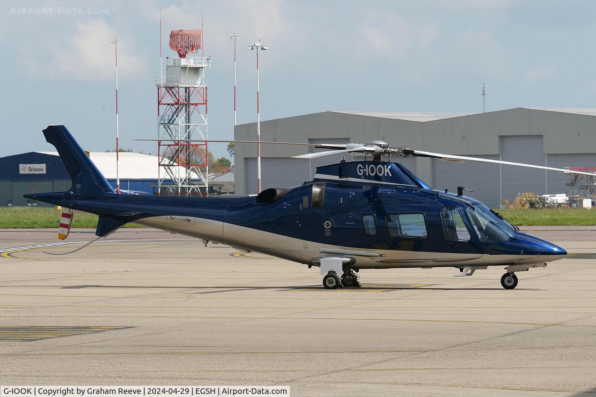 G-IOOK, 2007 Agusta A-109E Power C/N 11692, Parked at Norwich.