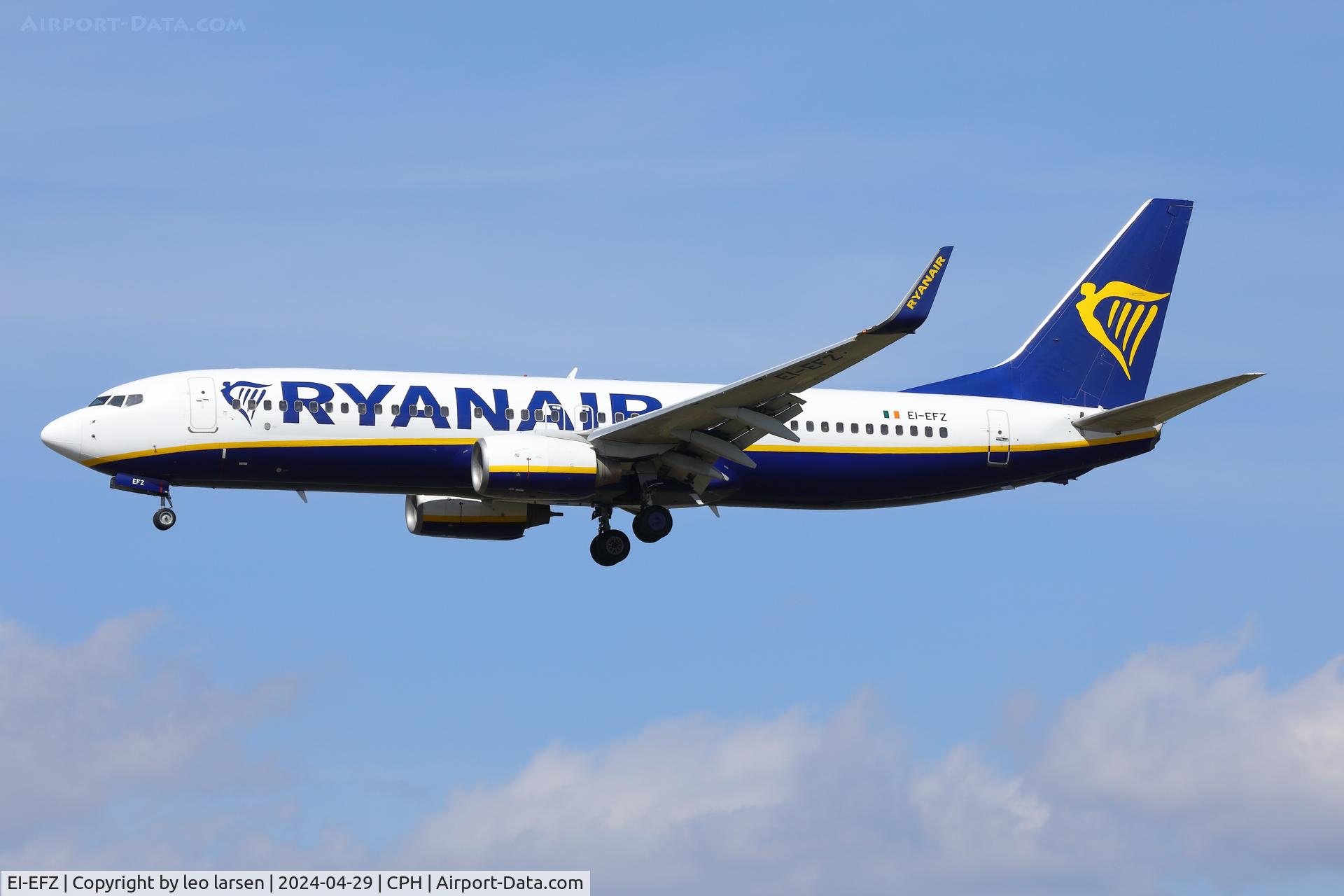 EI-EFZ, 2009 Boeing 737-8AS C/N 38489, Copenhagen 29.3.2024