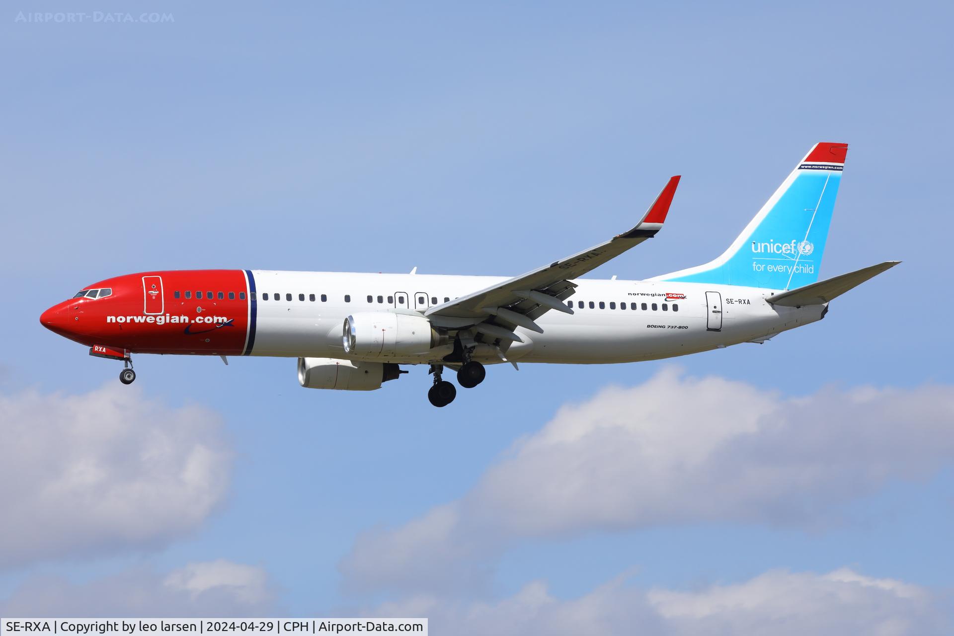 SE-RXA, 2010 Boeing 737-84P C/N 35757, Copenhagen 29.4.2024