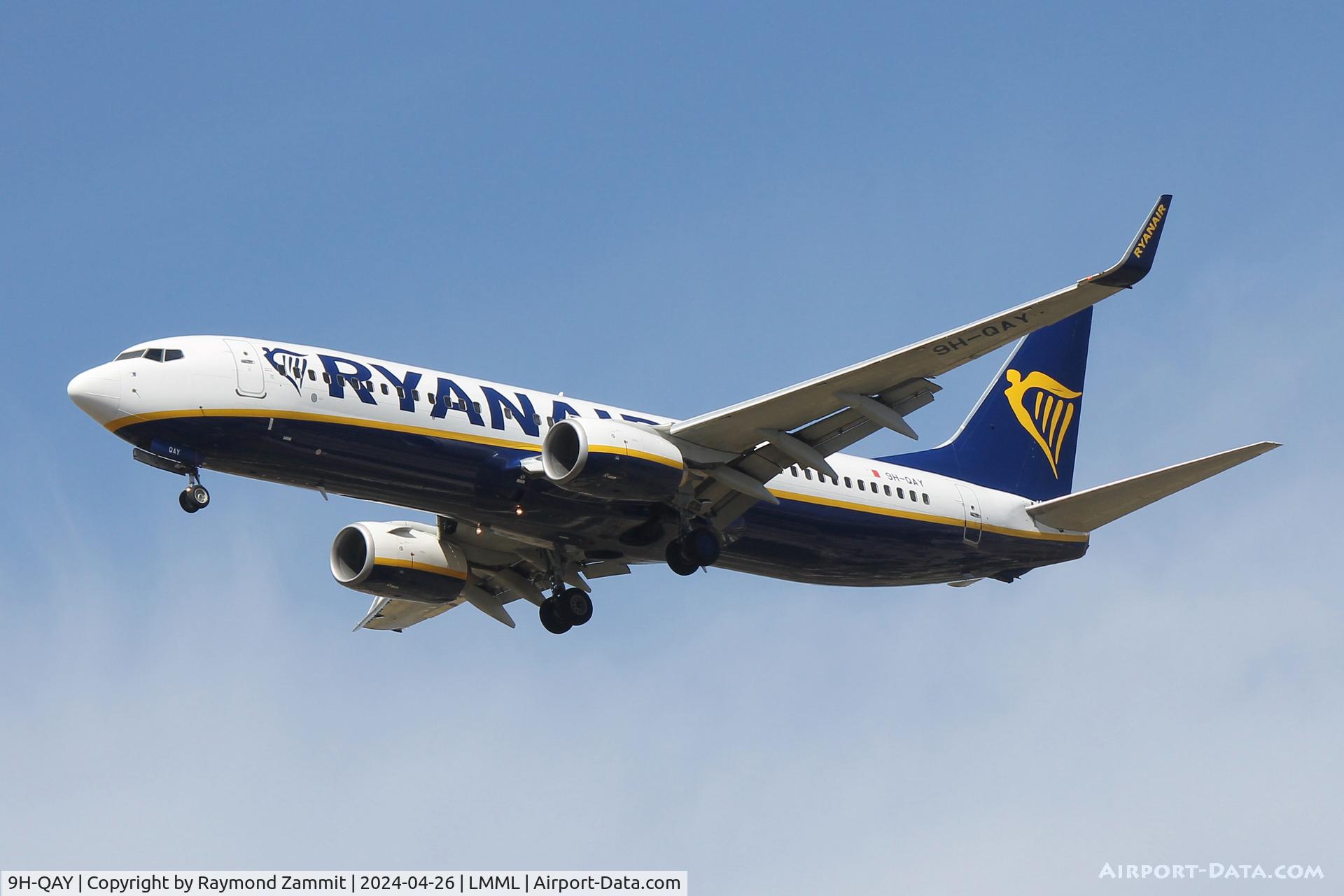 9H-QAY, 2015 Boeing 737-8AS C/N 44699, B737-800 9H-QAY Malta Air