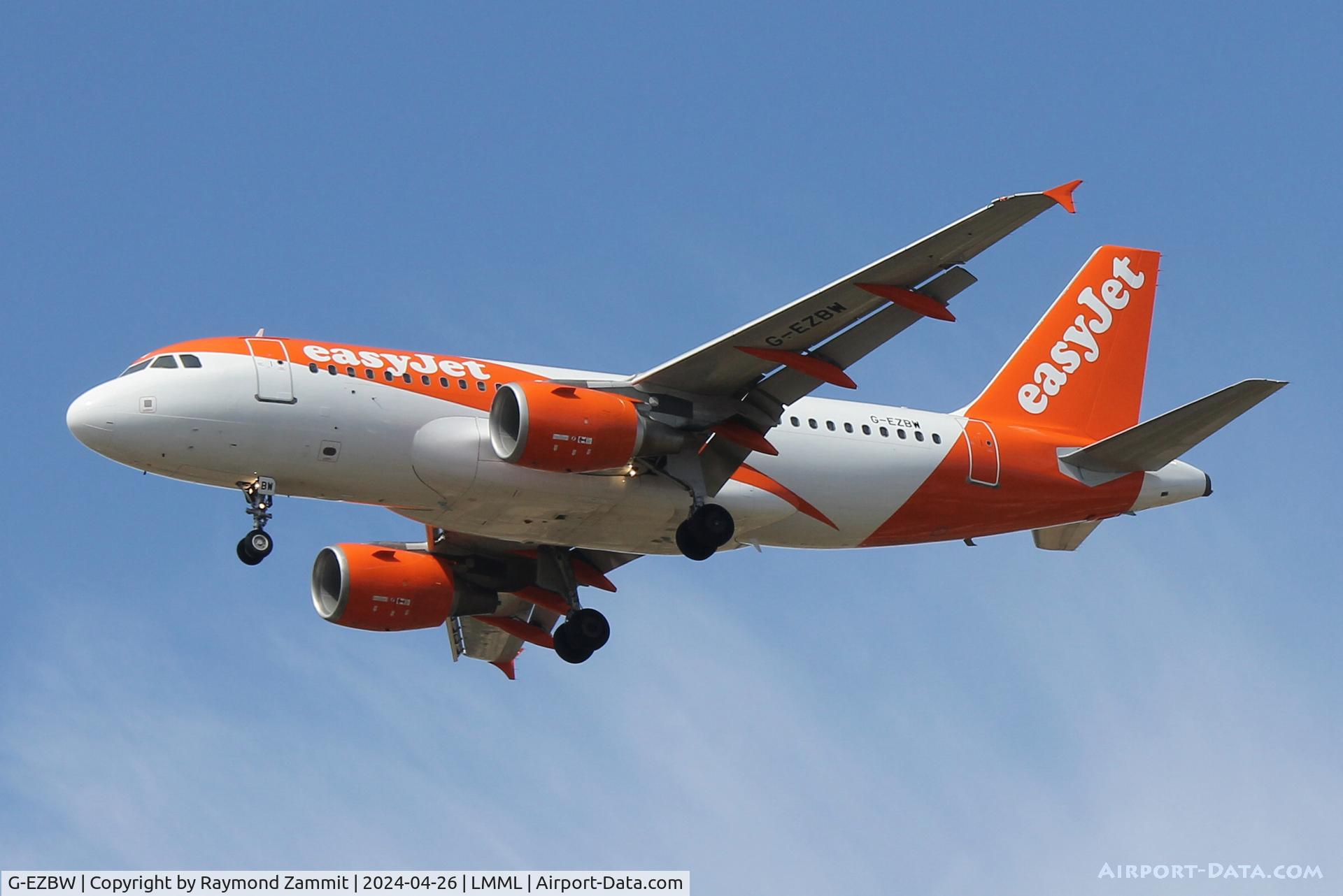 G-EZBW, 2007 Airbus A319-111 C/N 3134, A319 G-EZBW Easyjet