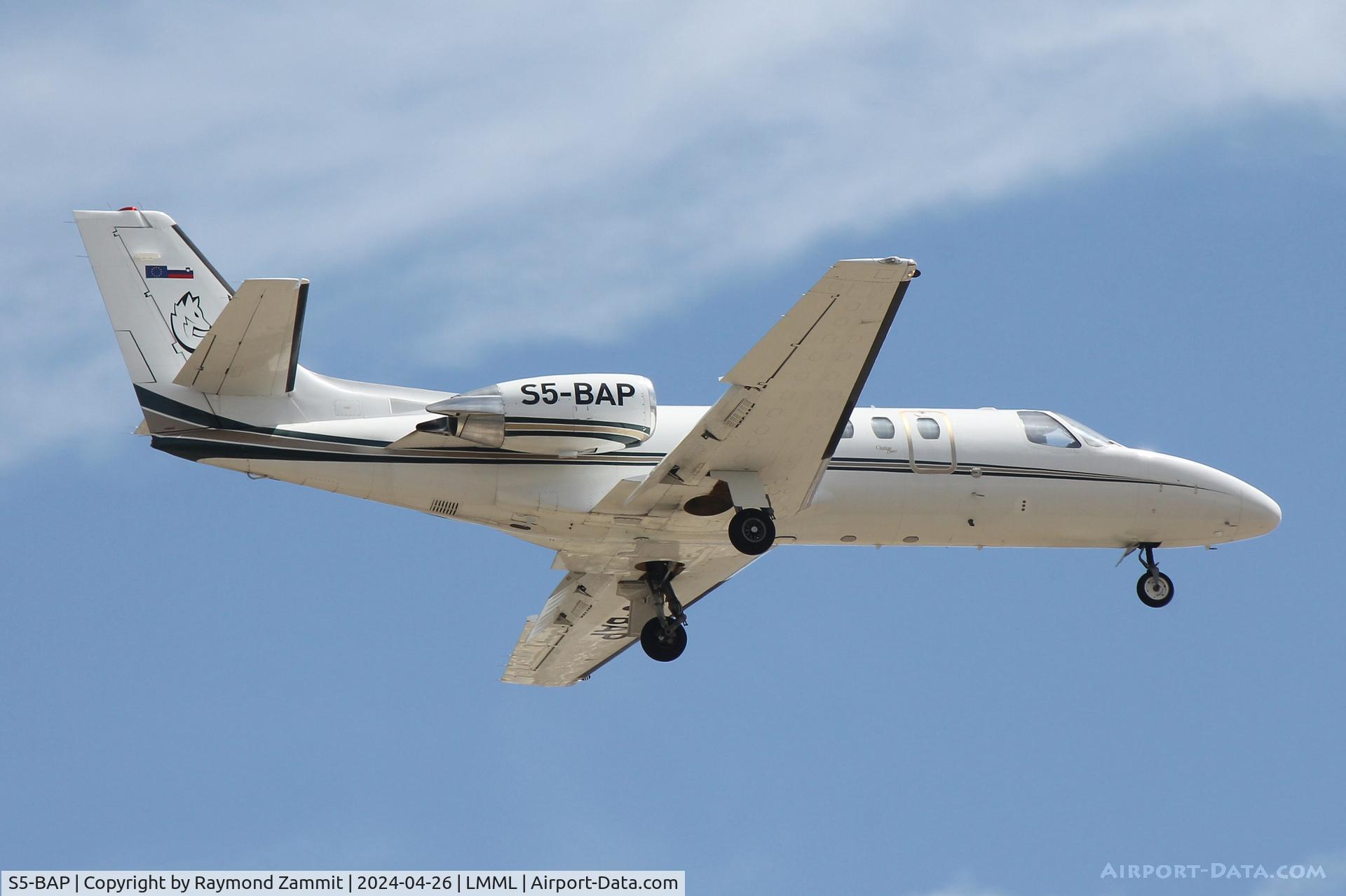 S5-BAP, 2001 Cessna 550B Citation Bravo C/N 550-0955, Cessna 550B Citation Bravo S5-BAP Fox Aviation