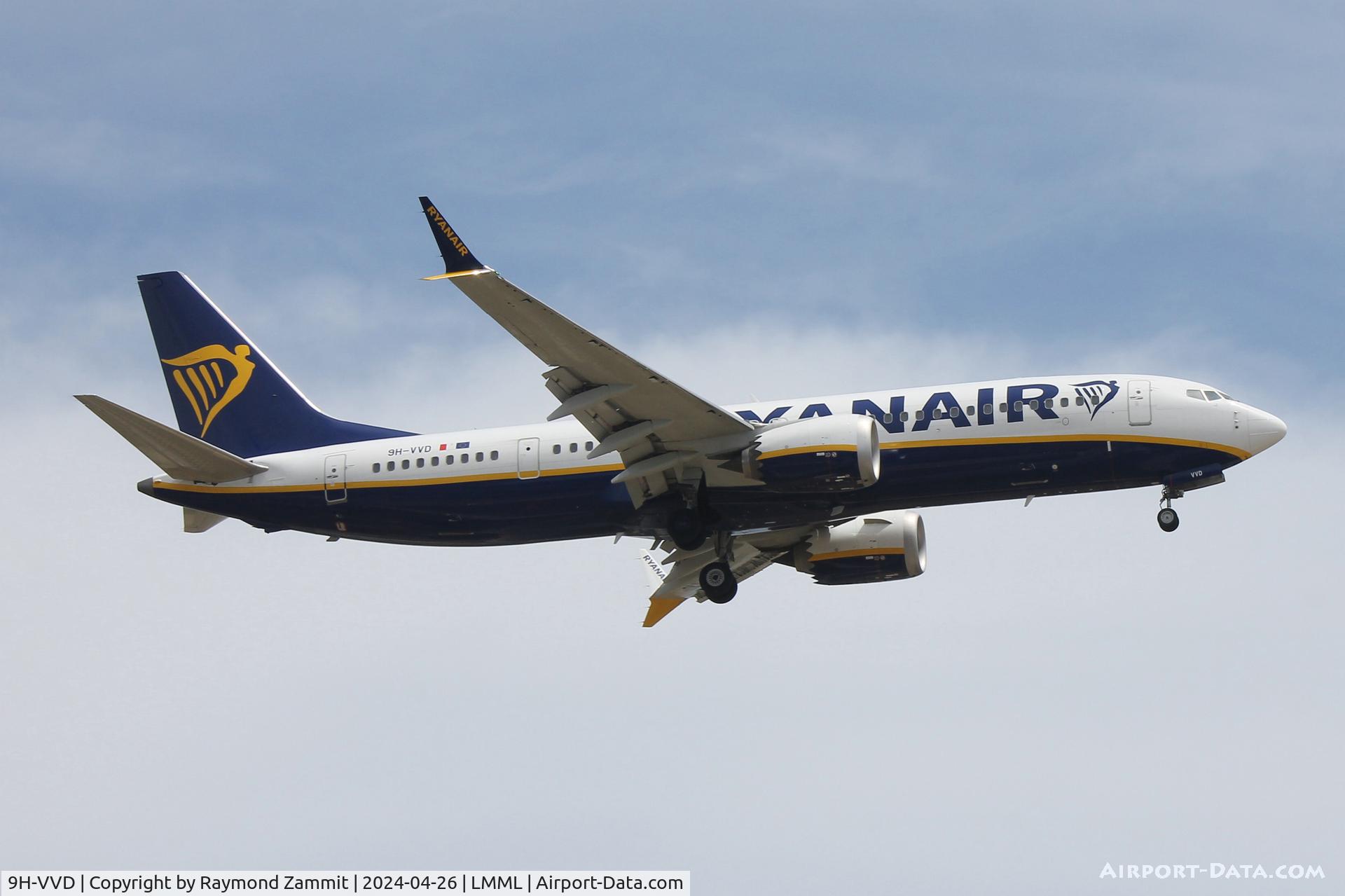 9H-VVD, Boeing 737-8 MAX C/N 62341, B737-8 MAX 9H-VVD Malta Air