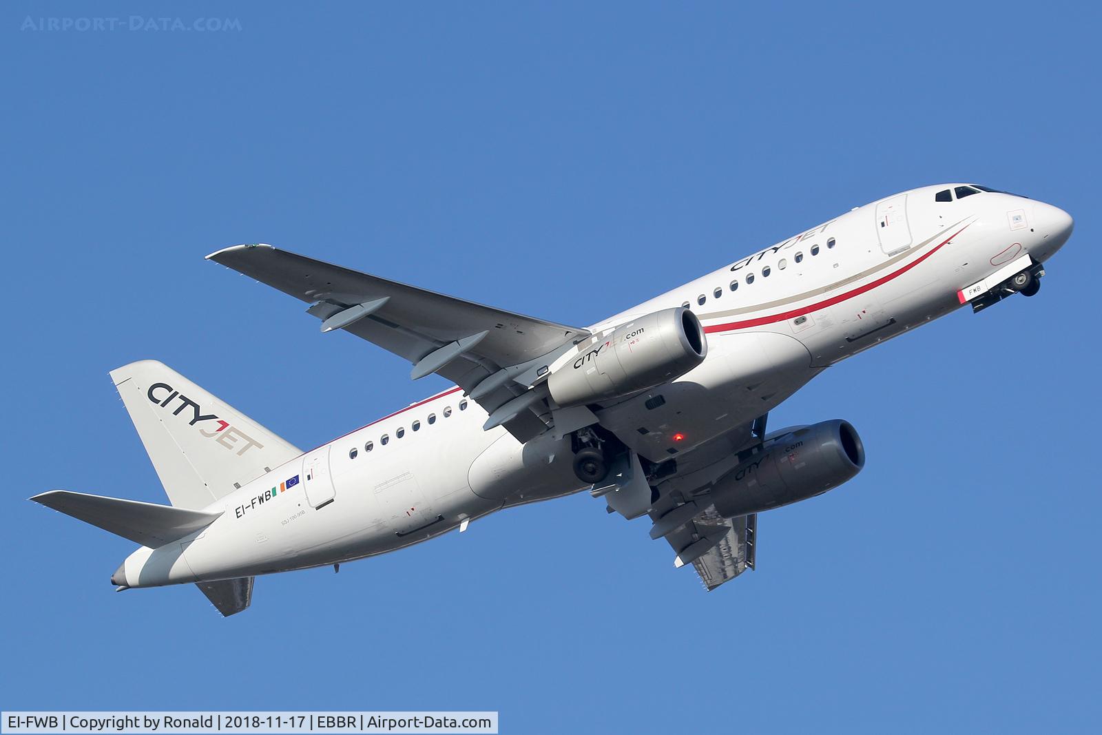 EI-FWB, 2015 Sukhoi Superjet 100-95B C/N 95108, at ebbr