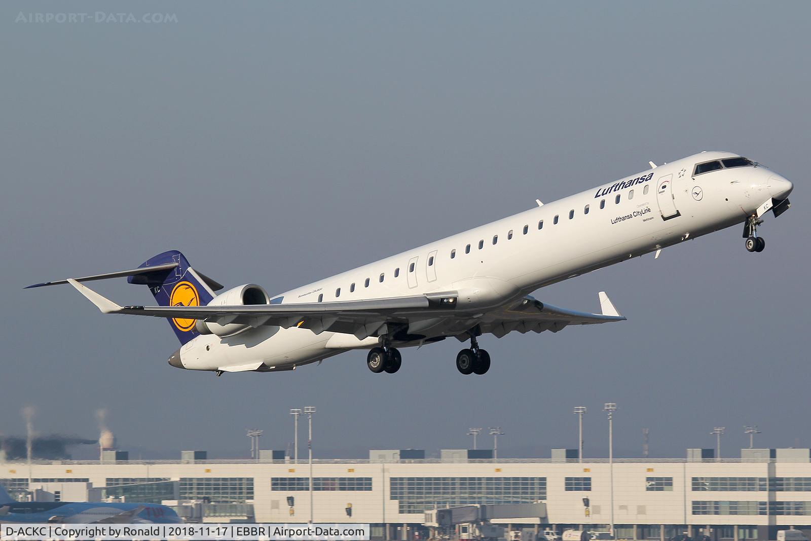 D-ACKC, 2006 Bombardier CRJ-900LR (CL-600-2D24) C/N 15078, at ebbr