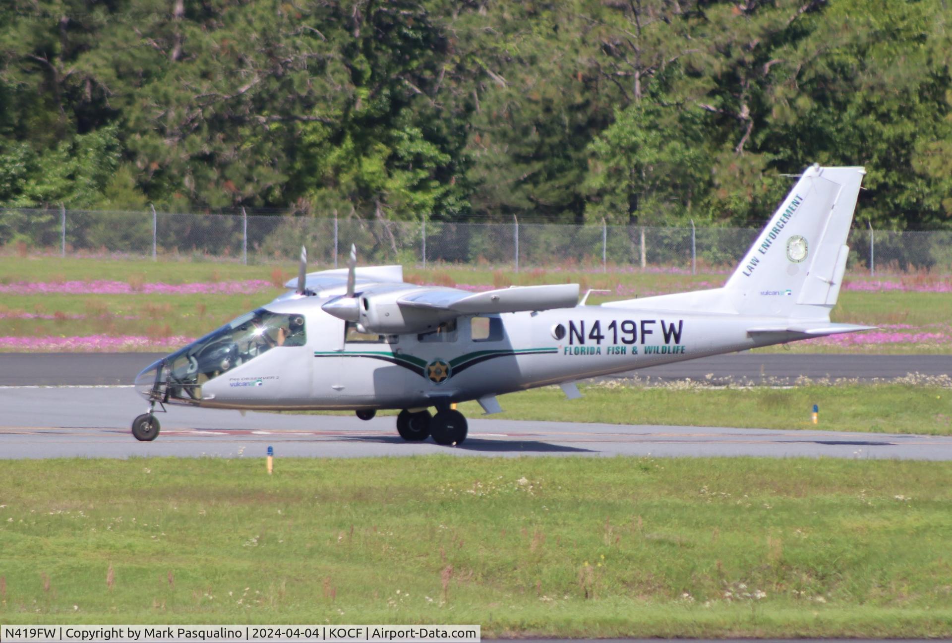 N419FW, Vulcanair P-68 Observer 2 C/N 419-19/0B2, Vulcanair P-68 Observer 2
