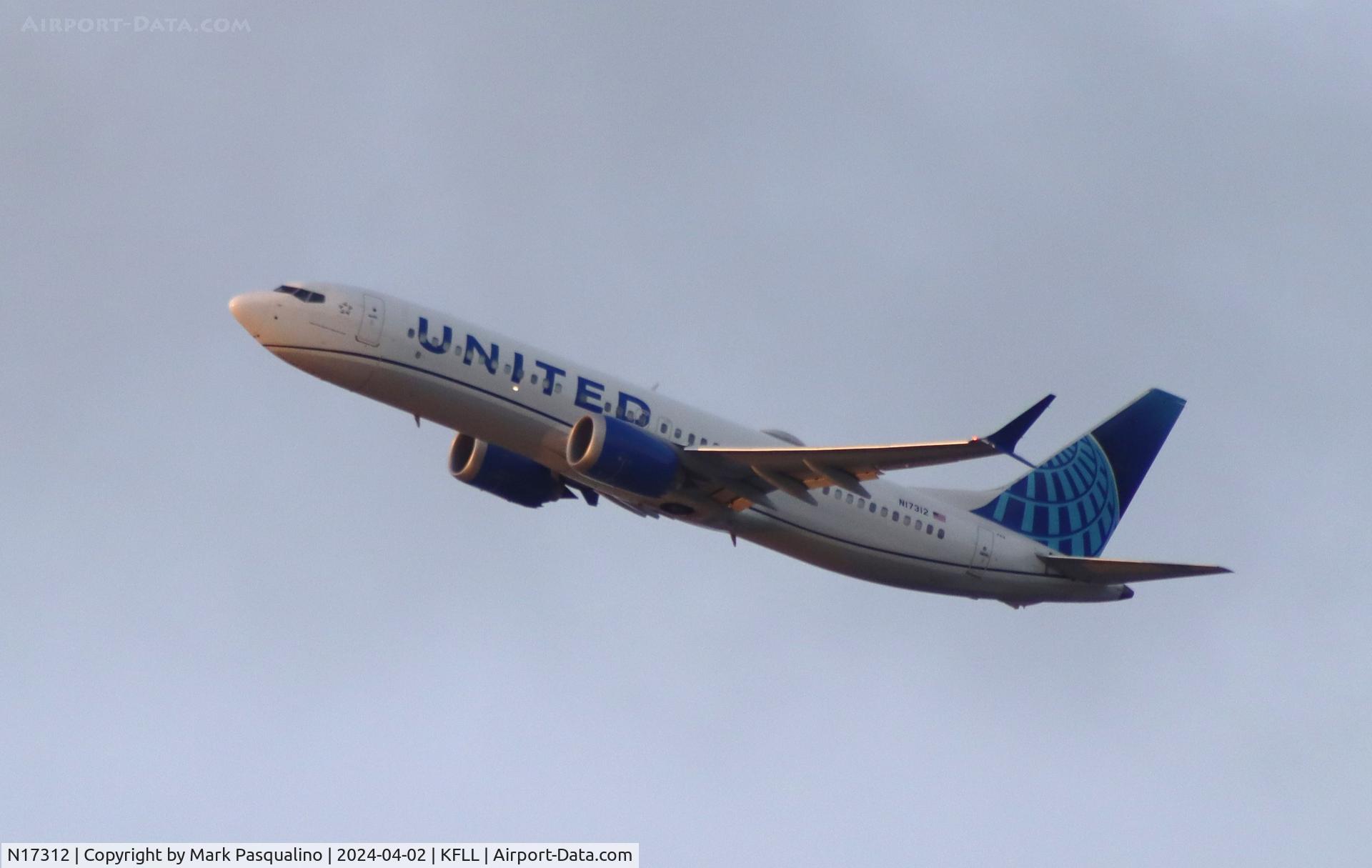 N17312, 2019 Boeing 737-8 MAX C/N 64609, Boeing 737-8 MAX