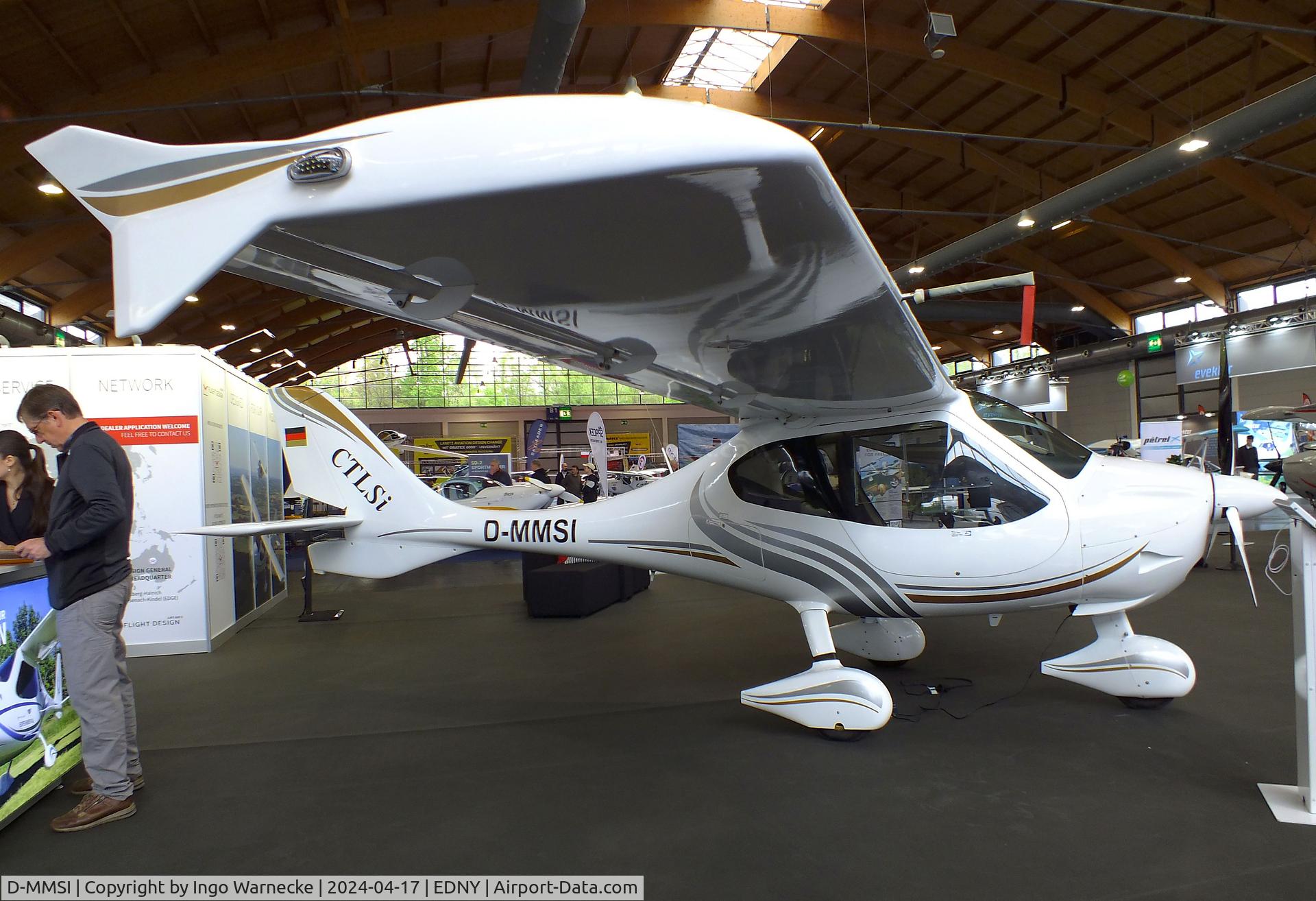 D-MMSI, Flight Design CTLSi C/N not found_D-MMSI, Flight Design CTLSi at the AERO 2024, Friedrichshafen