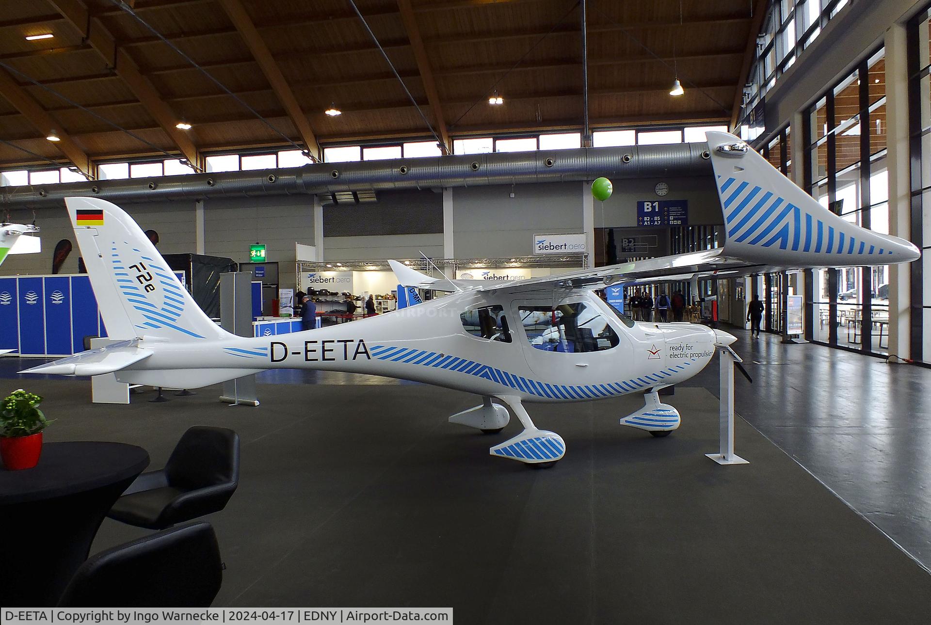 D-EETA, 2019 Flight Design F2e C/N Not found D-EETA, Flight Design F2e with electric motor at the AERO 2024, Friedrichshafen