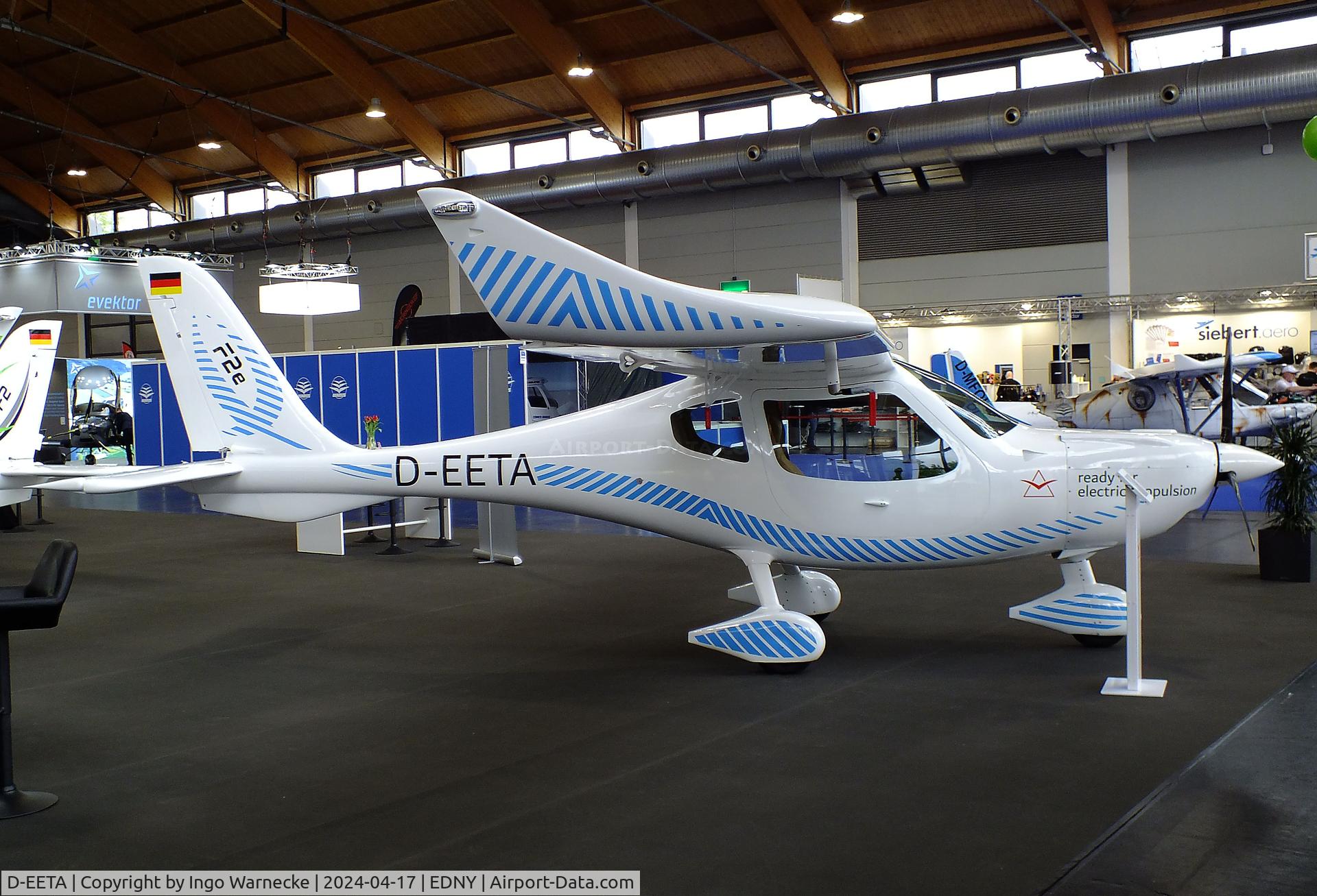 D-EETA, 2019 Flight Design F2e C/N Not found D-EETA, Flight Design F2e with electric motor at the AERO 2024, Friedrichshafen