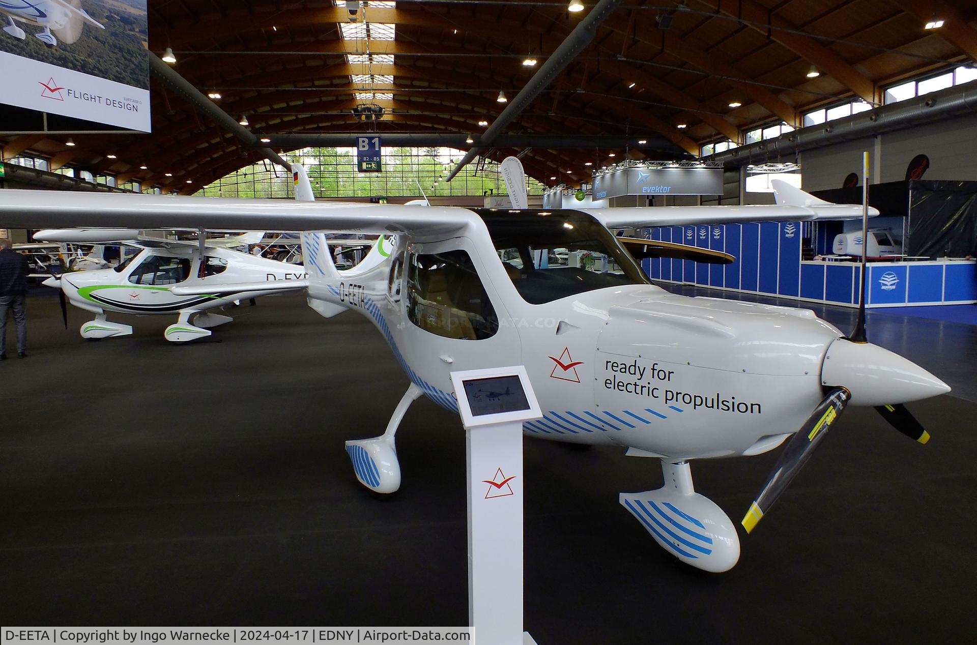 D-EETA, 2019 Flight Design F2e C/N Not found D-EETA, Flight Design F2e with electric motor at the AERO 2024, Friedrichshafen
