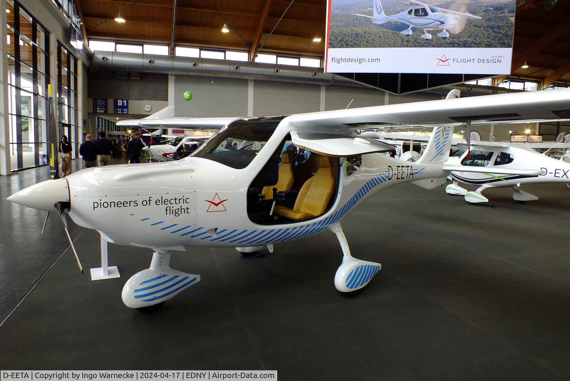 D-EETA, 2019 Flight Design F2e C/N Not found D-EETA, Flight Design F2e with electric motor at the AERO 2024, Friedrichshafen