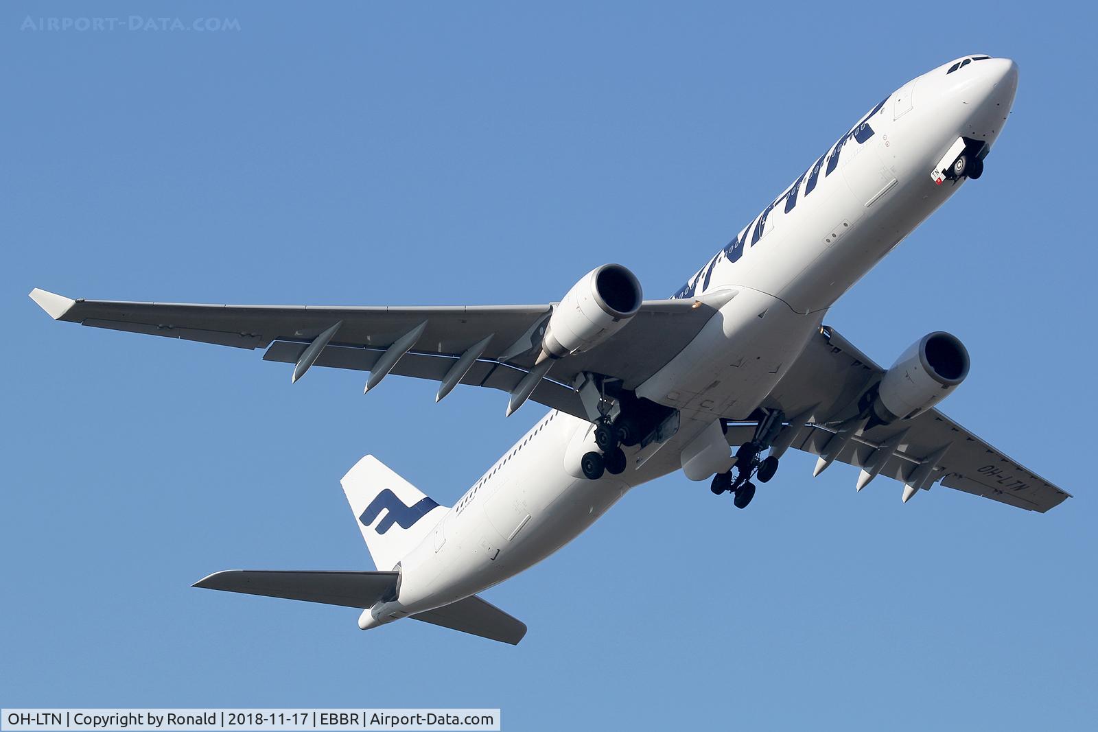 OH-LTN, 2009 Airbus A330-302X C/N 1007, at ebbr