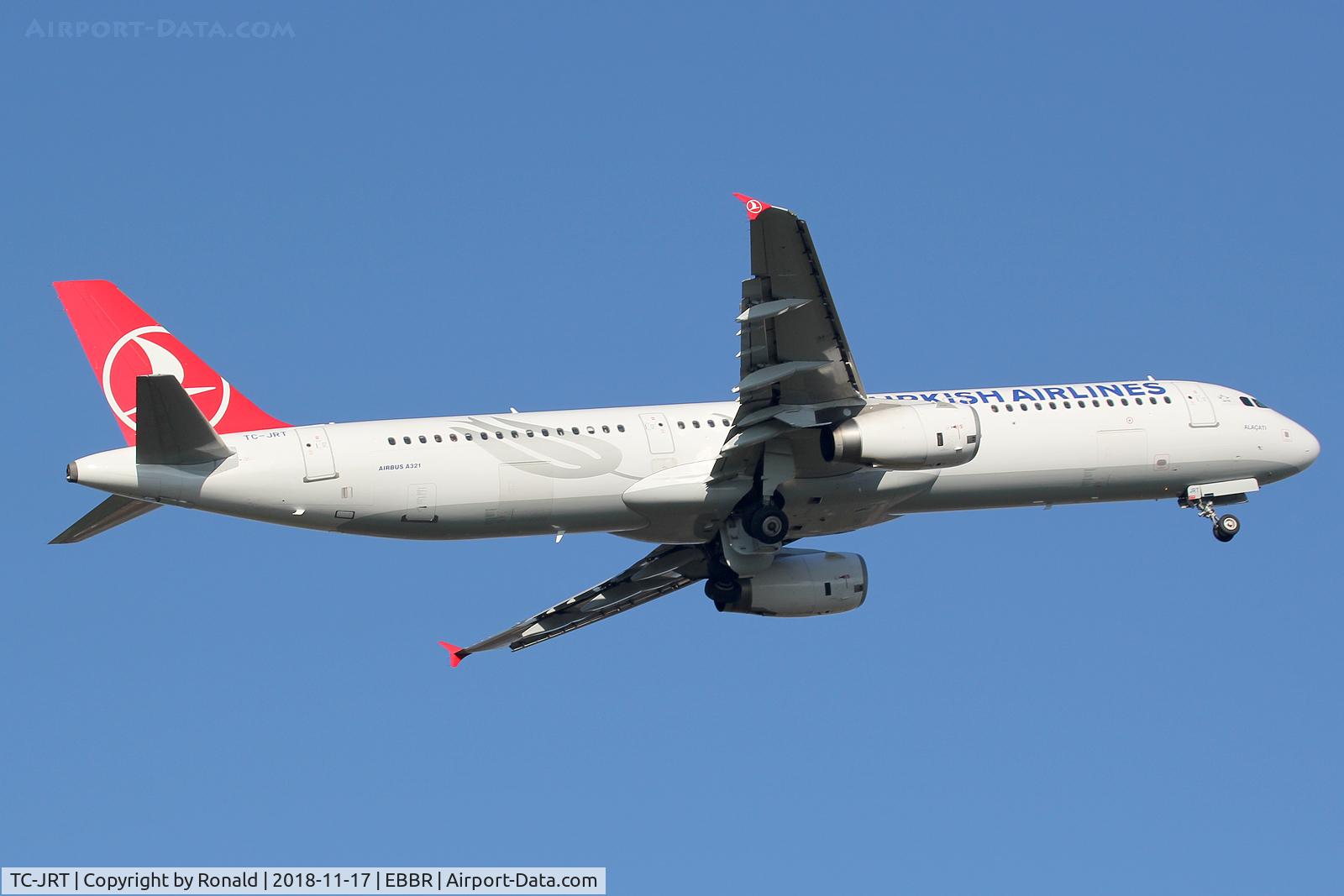 TC-JRT, 2011 Airbus A321-231 C/N 5667, at ebbr