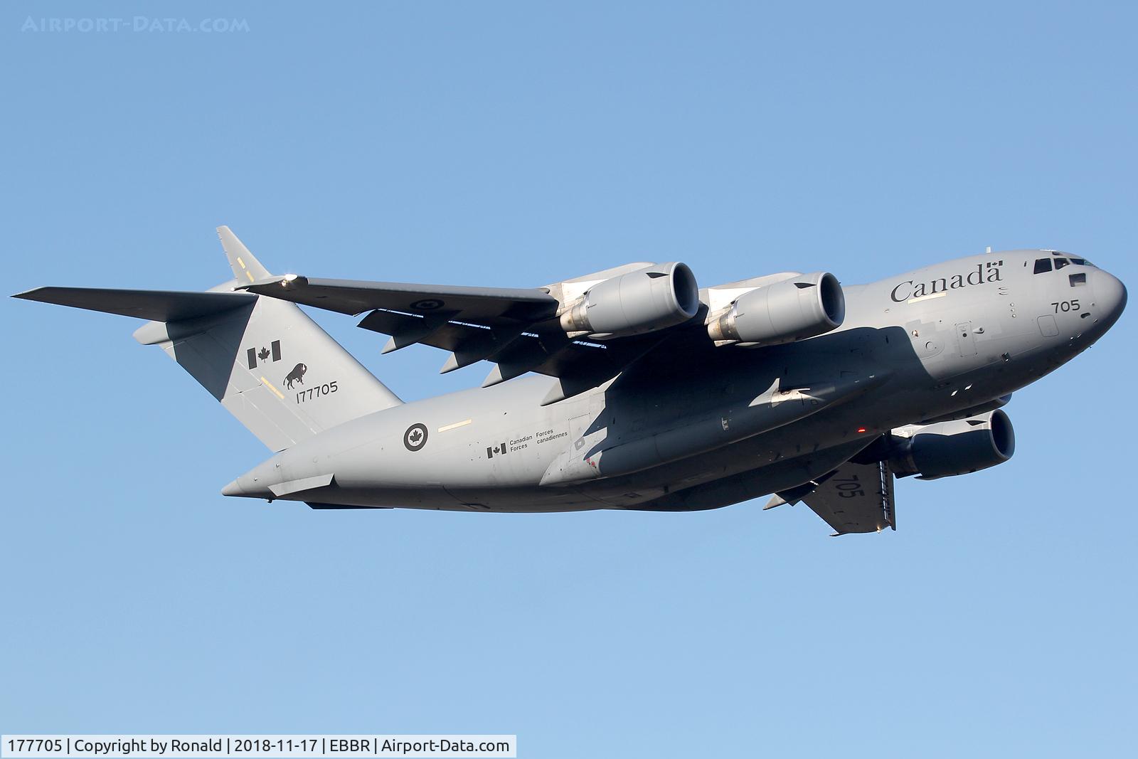 177705, 2014 Boeing CC-177 Globemaster III C/N F-273/CA-5, at ebbr