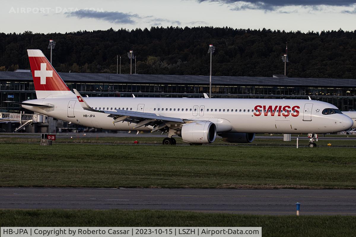 HB-JPA, 2020 Airbus A321-271NX C/N 9417, Zurich Airport