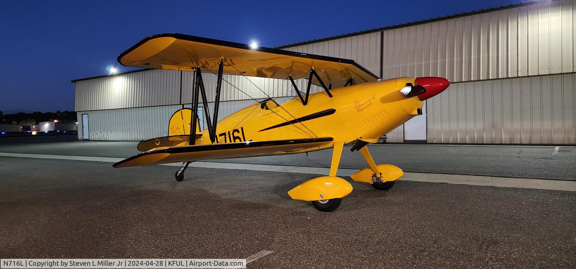 N716L, 1969 Elmendorf Special 1 C/N 1, Fulerton