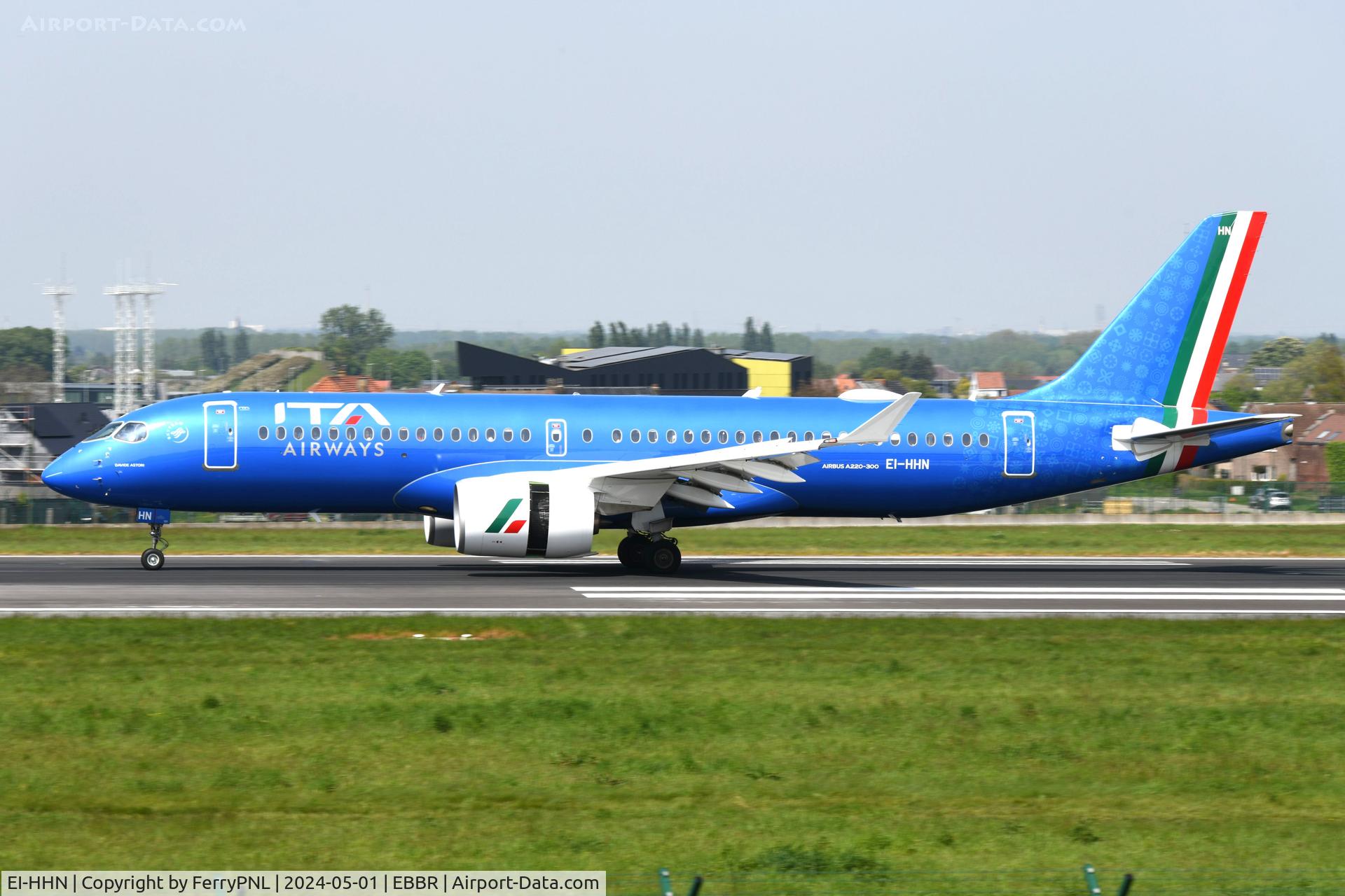 EI-HHN, 2023 Airbus A220-300 C/N 55245, Arrival of ITA A220-300 in BRU