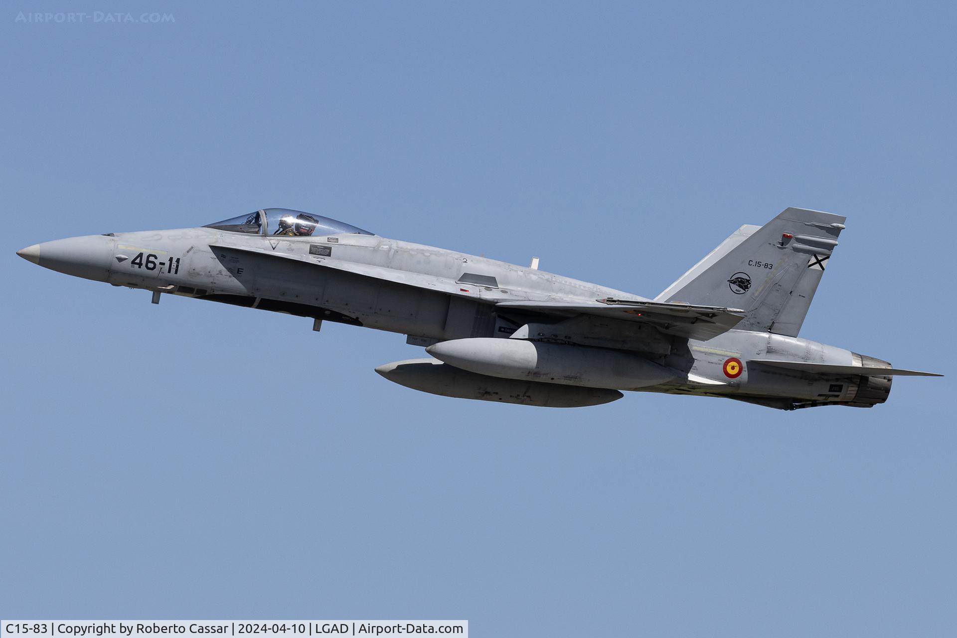 C15-83, McDonnell Douglas F/A-18+ C/N 314/A259, Iniochos 2024