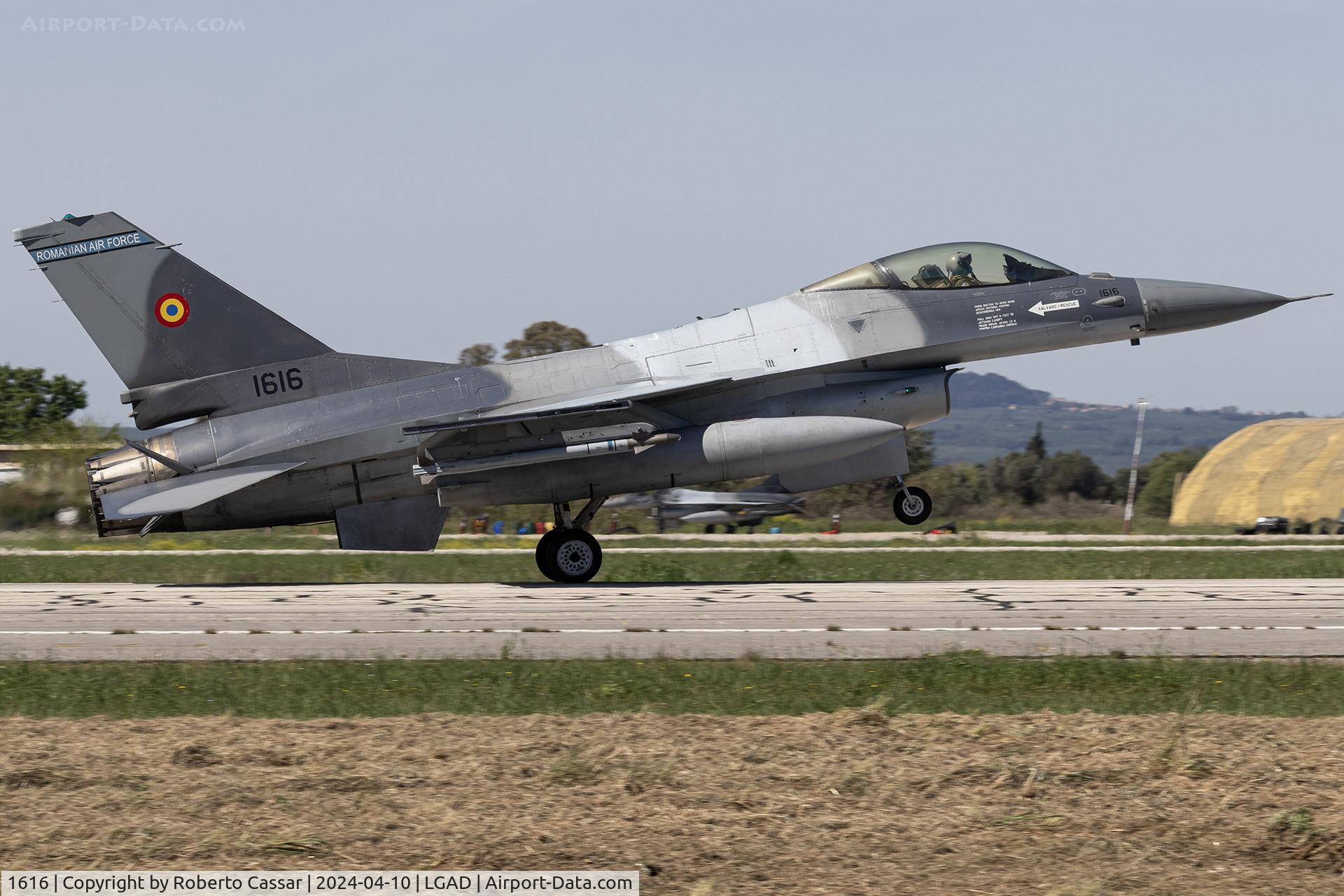1616, General Dynamics F-16AM C/N M17-19/61-633, Iniochos 2024