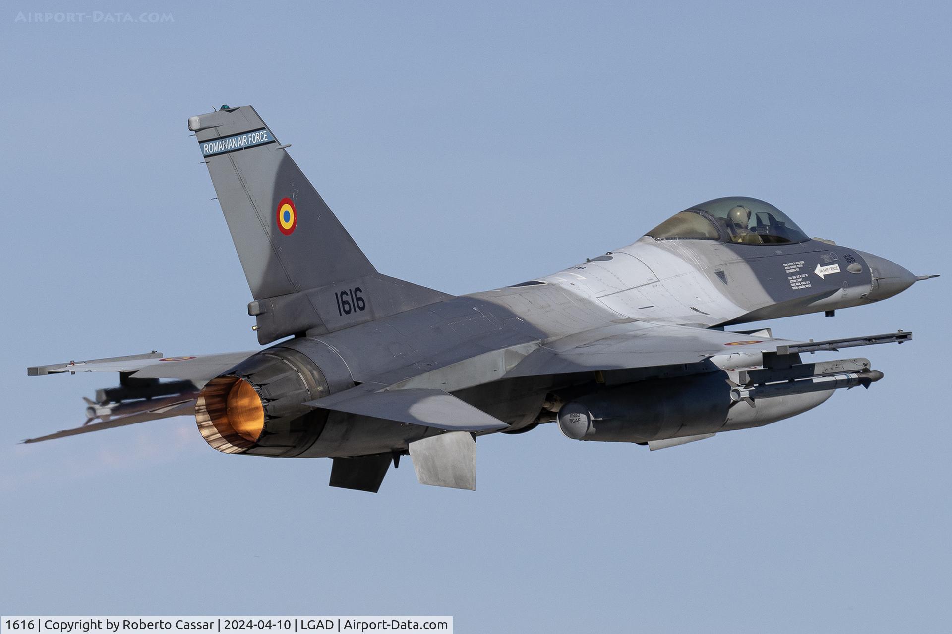 1616, General Dynamics F-16AM C/N M17-19/61-633, Iniochos 2024