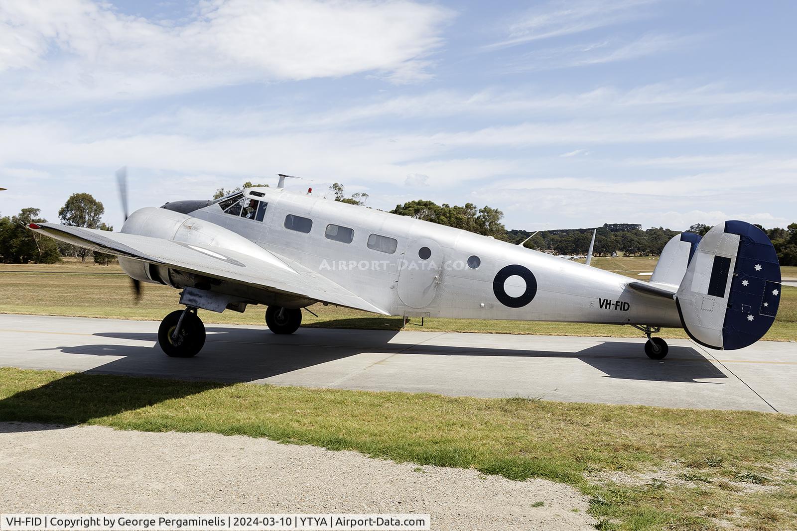 VH-FID, 1948 Beech D18-S C/N A-458, Tyabb 2024 airshow.