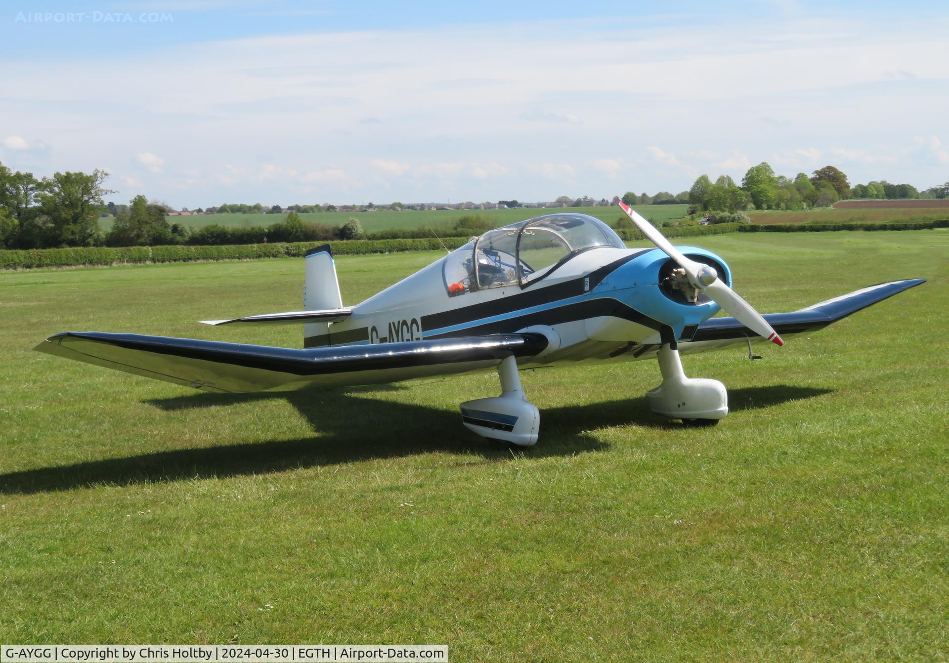 G-AYGG, 1960 Jodel (Wassmer) D-120 Paris-Nice C/N 184, Visiting Old Warden, Beds.