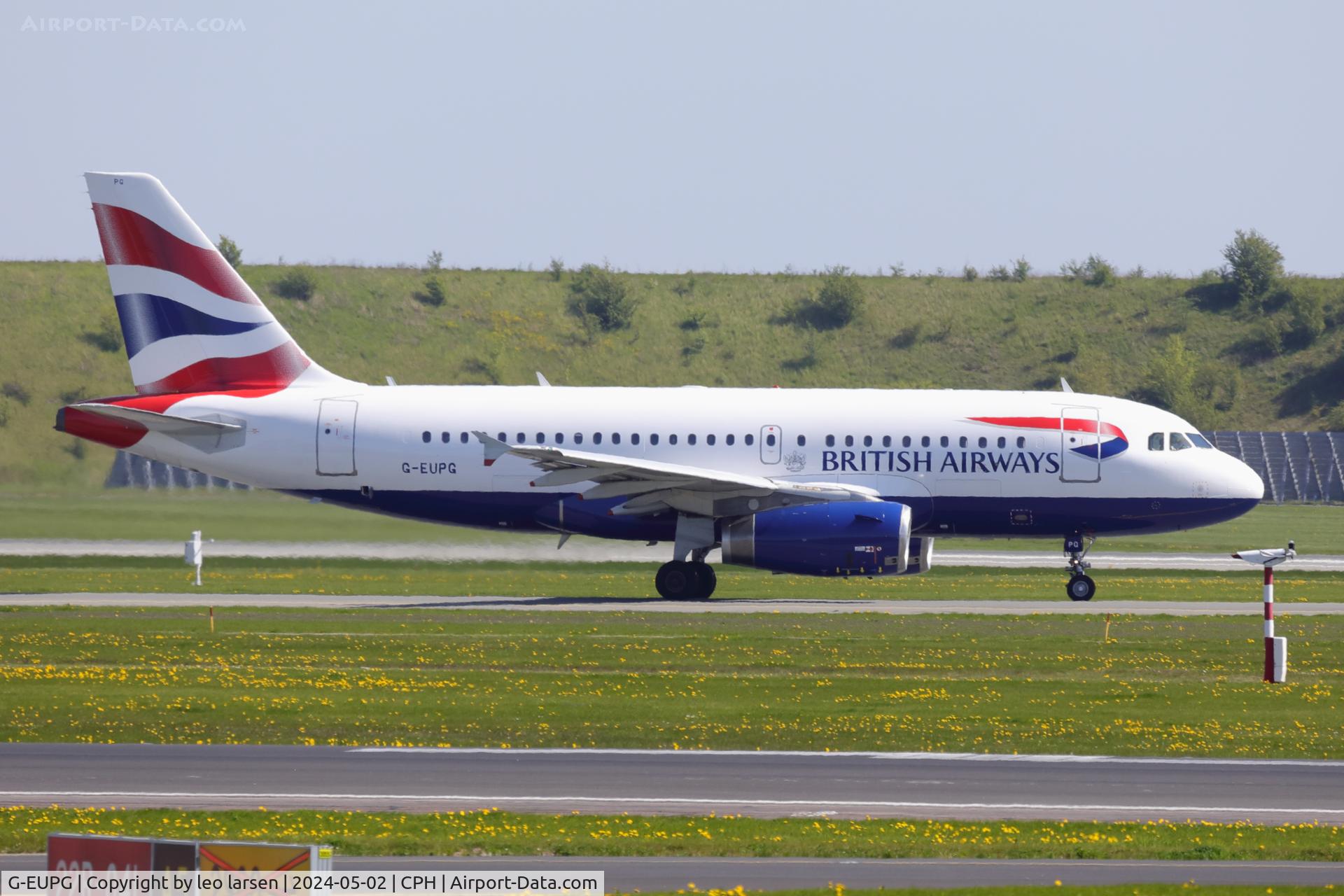 G-EUPG, 2000 Airbus A319-131 C/N 1222, Copenhagen 2.5.2024