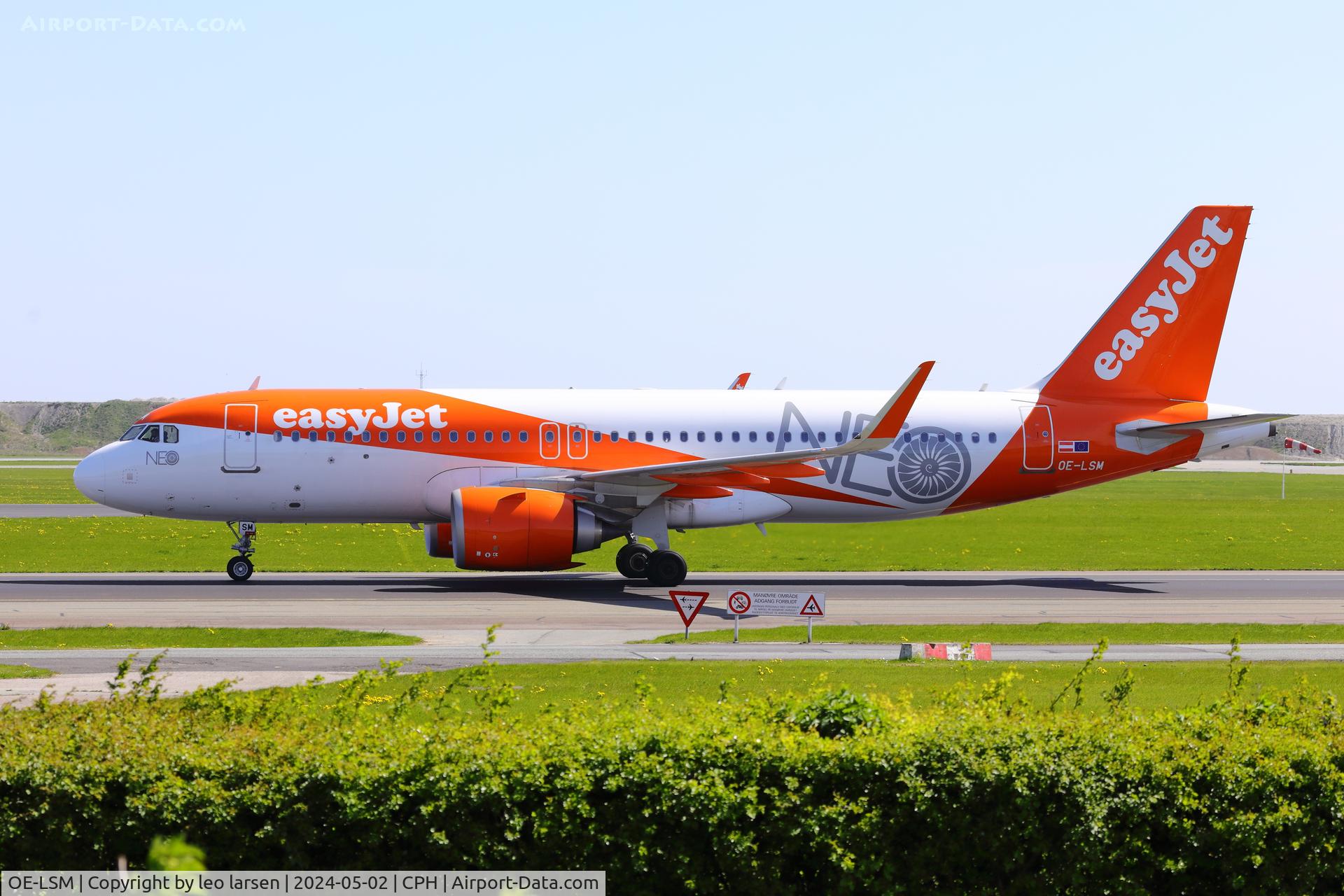 OE-LSM, 2022 Airbus A320-251N C/N 10142, Copenhagen 2.5.2024