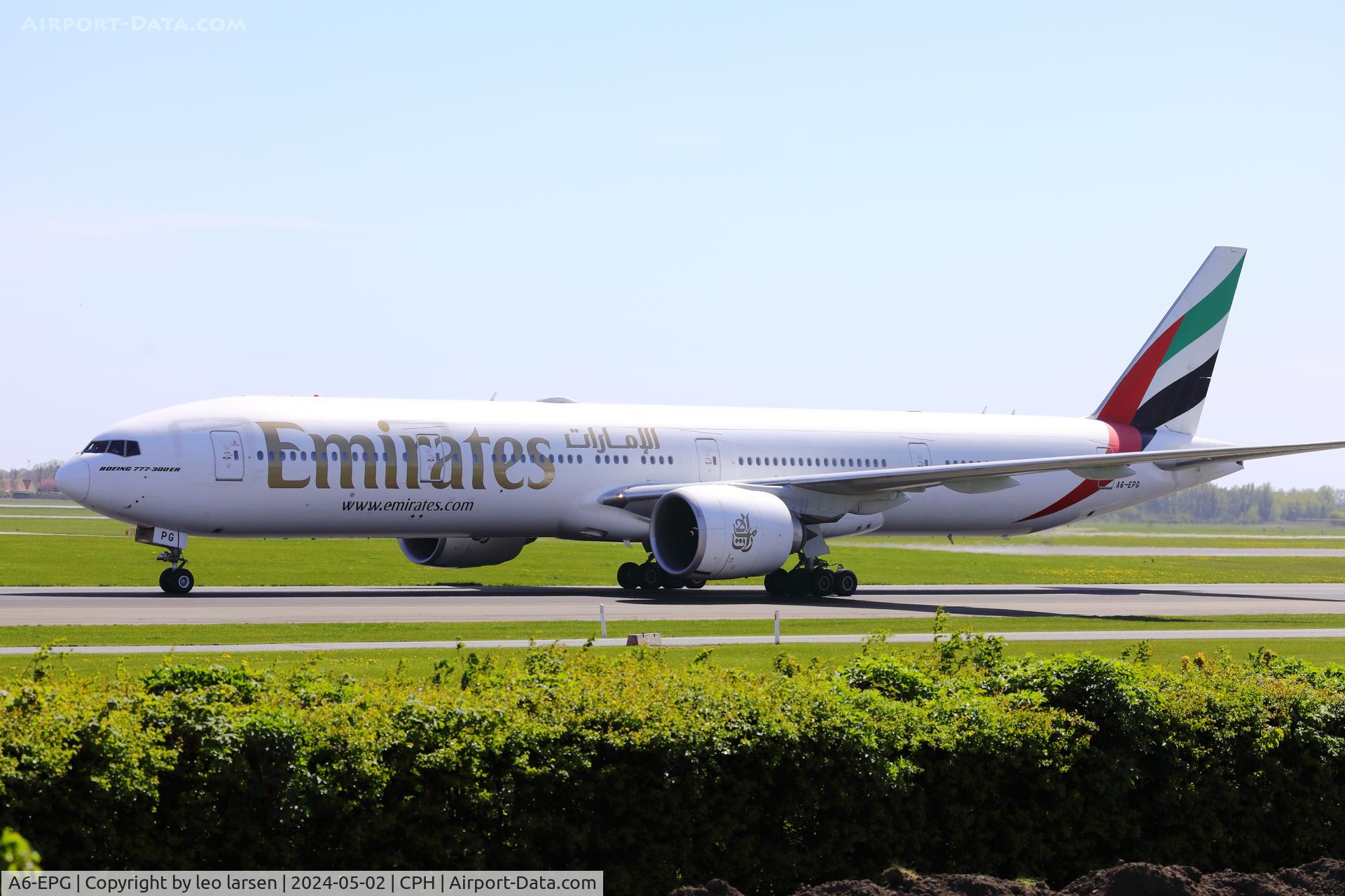 A6-EPG, 2015 Boeing 777-31H/ER C/N 42326, Copenhagen 2.5.2024