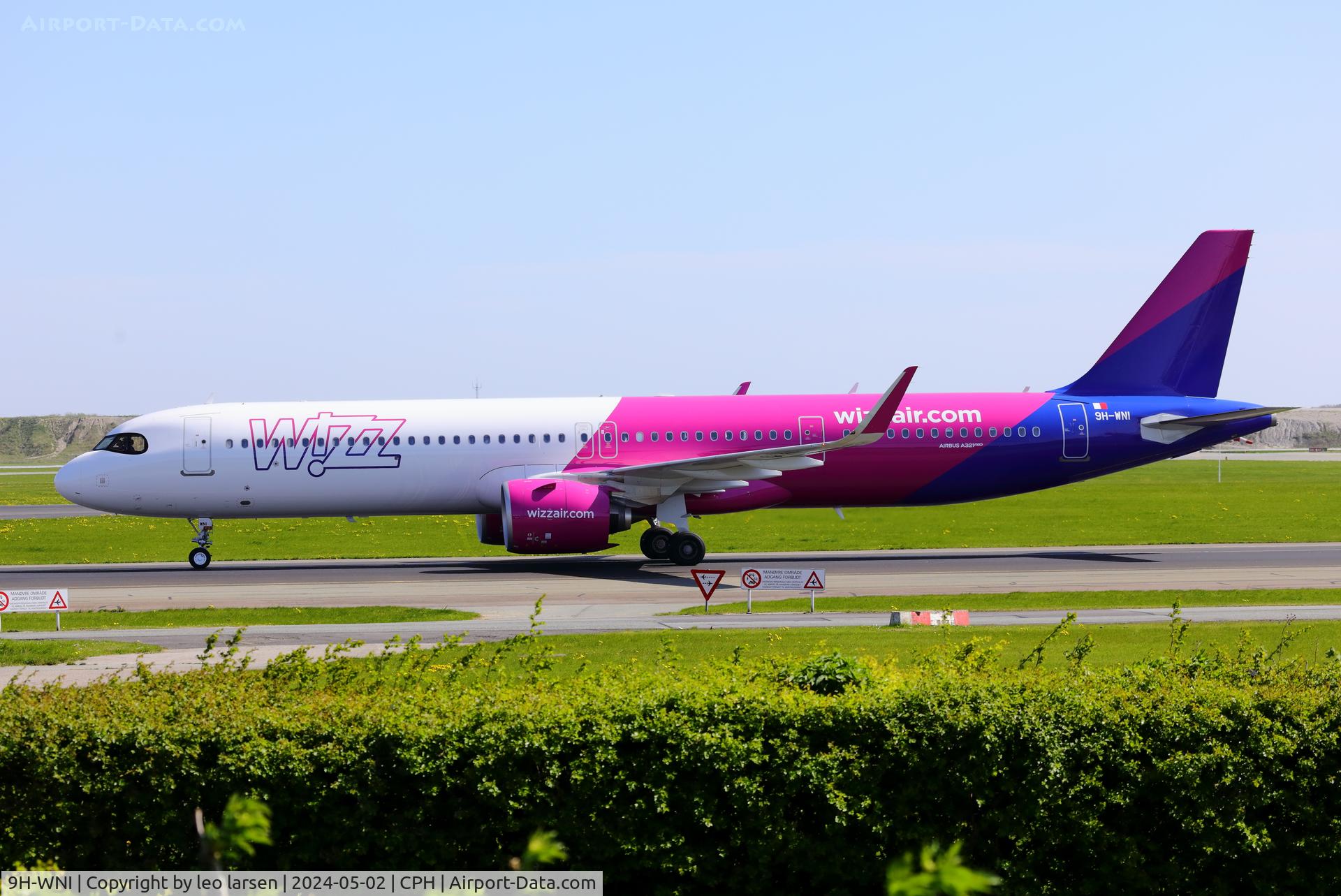 9H-WNI, 2024 Airbus A321-271 NX C/N 11877, Copenhagen 2.5.2024