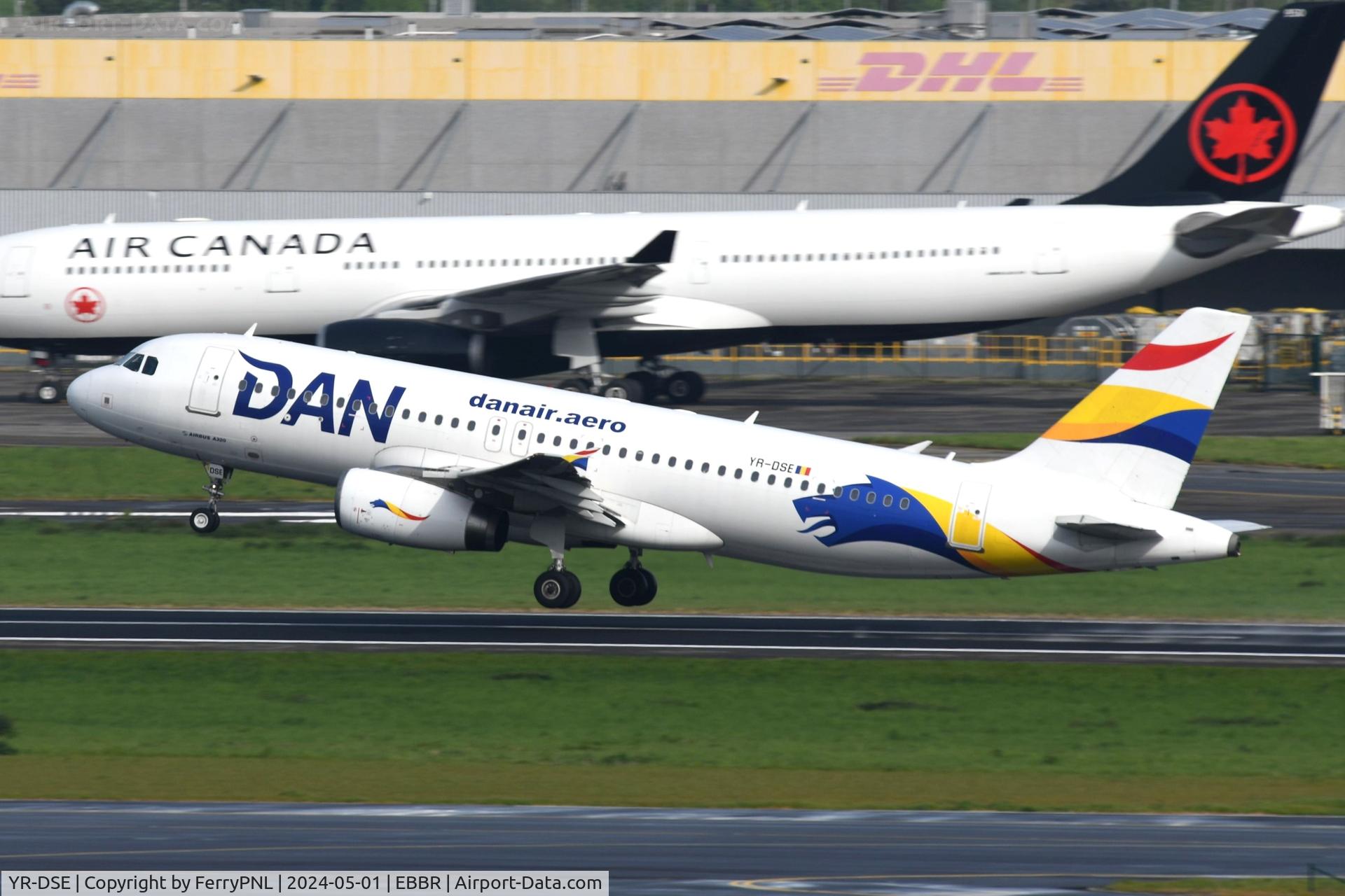 YR-DSE, 2005 Airbus A320-232 C/N 2474, Dan Air A320 lifting-off. 
Correct cn 2479