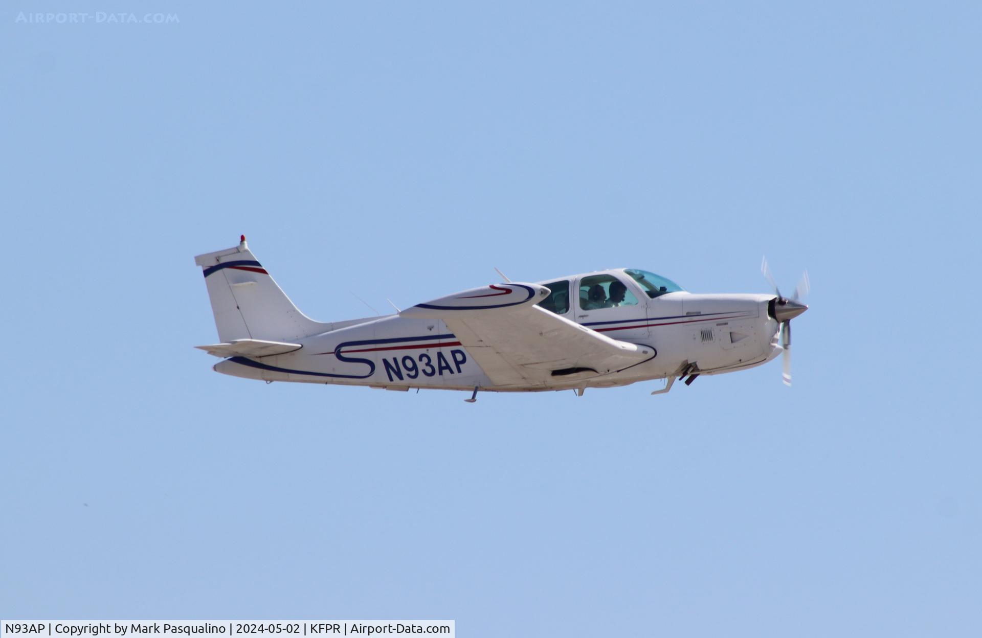 N93AP, 1980 Beech A36TC Bonanza 36 C/N EA-96, Beech A36TC