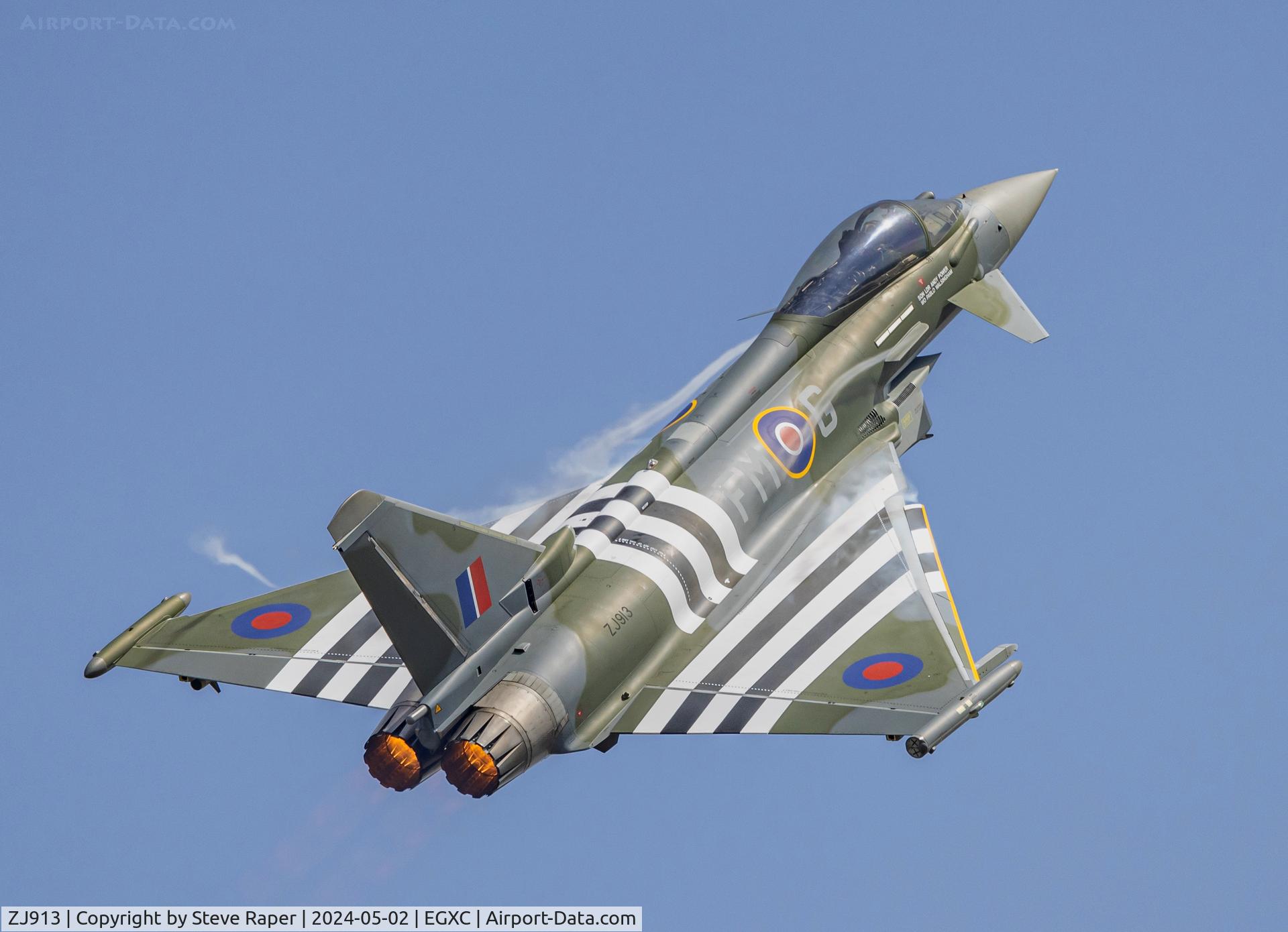 ZJ913, 2004 Eurofighter EF-2000 Typhoon FGR4 C/N 0047/BS004, zj913 in the new 2024 display livery