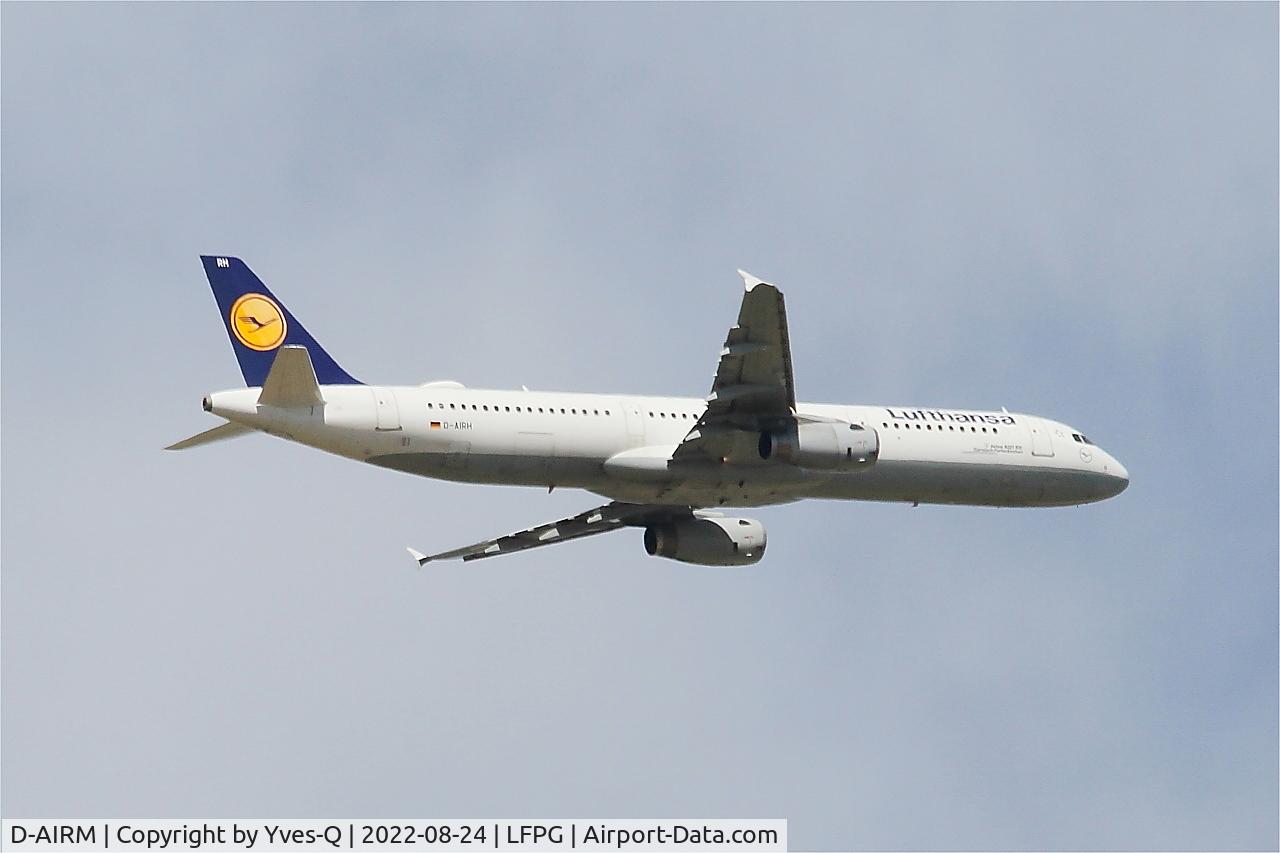 D-AIRM, 1994 Airbus A321-131 C/N 0518, Airbus A321-131, Climbing from rwy 09R, Roissy Charles De Gaulle airport (LFPG-CDG)
