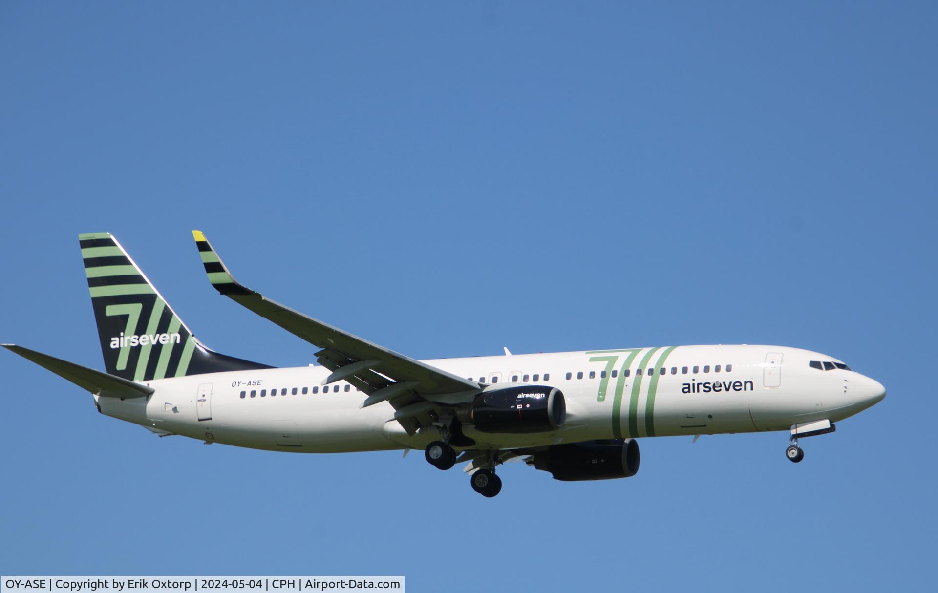 OY-ASE, 2007 Boeing B737-8FH C/N 35101, OY-ASE landing rw 04L