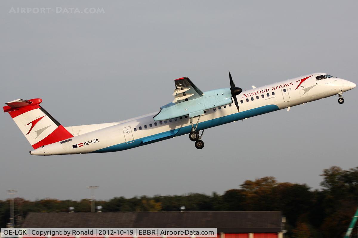 OE-LGK, 2009 De Havilland Canada DHC-8-402Q Dash 8 C/N 4280, at bru