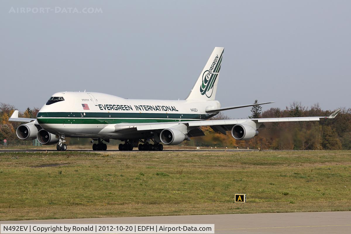 N492EV, 1991 Boeing 747-446 C/N 25308, at hahn